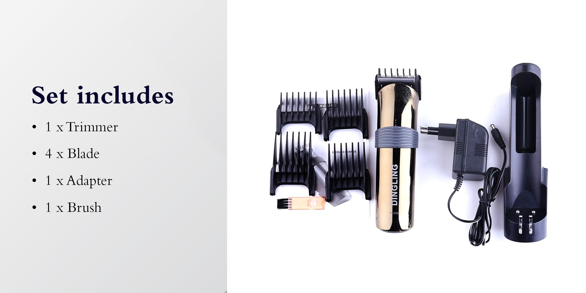 Electro Plating Hair Kit Brown/Black