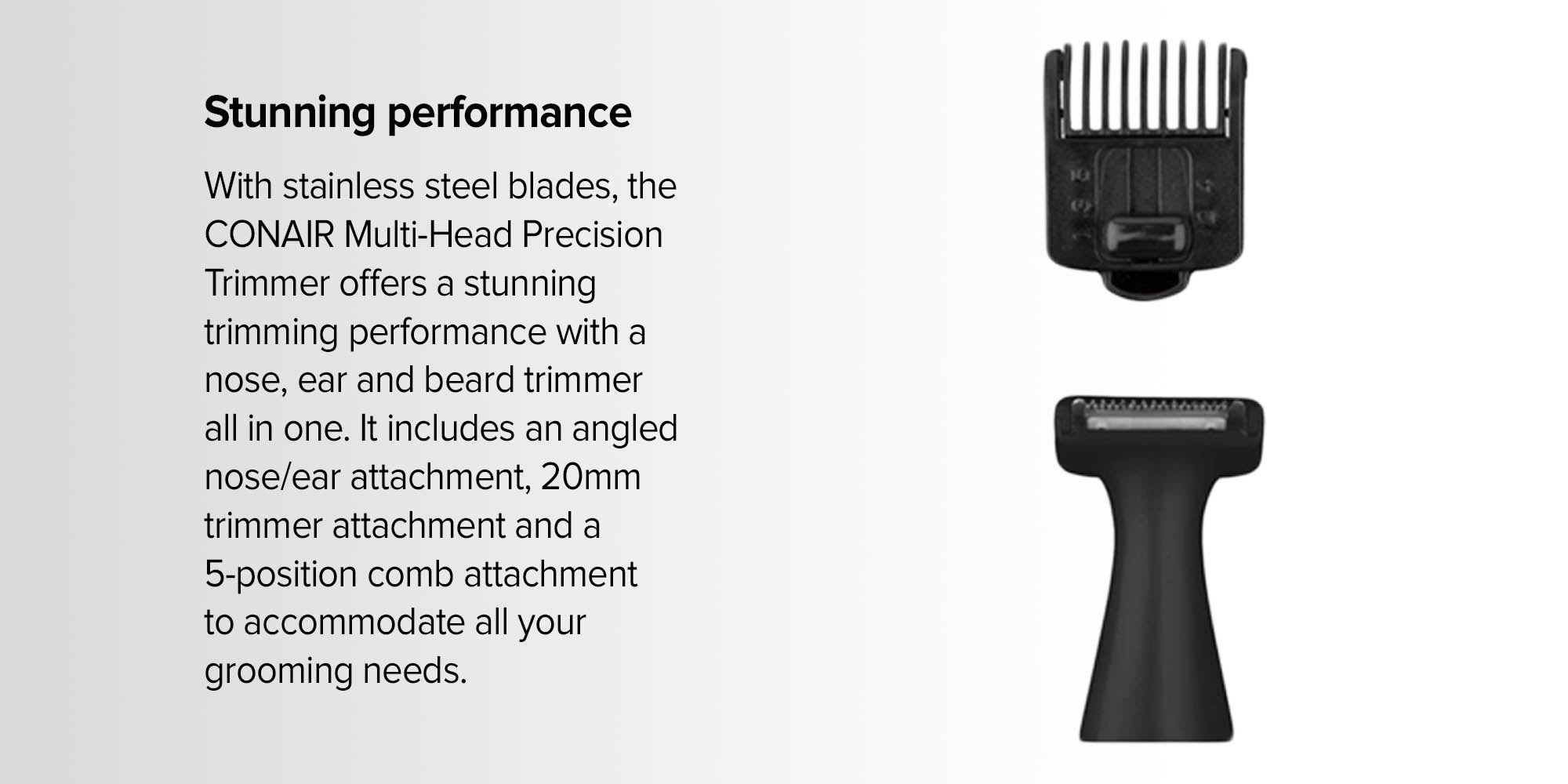 Multi-Head Precision Trimmer Black