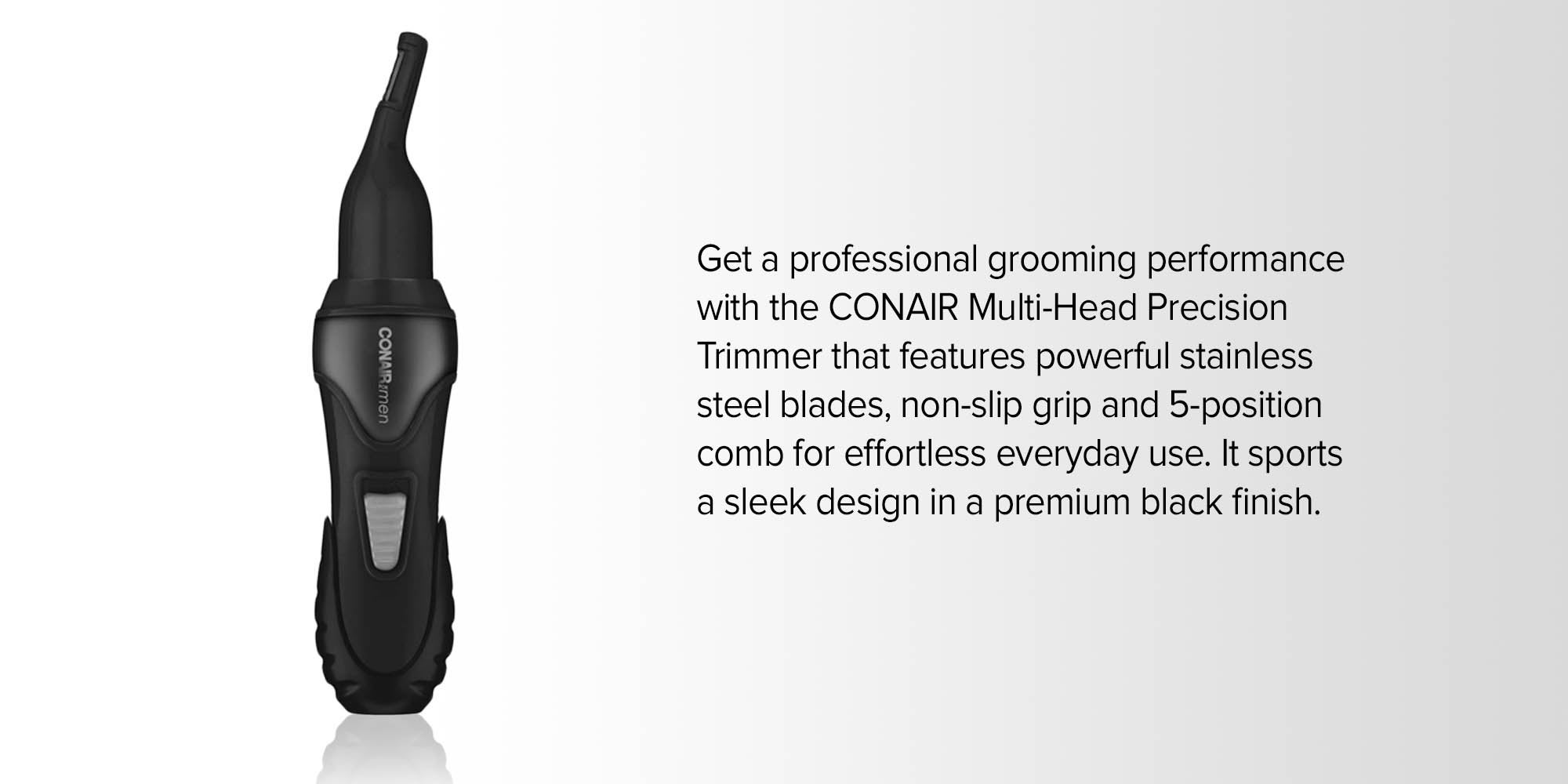 Multi-Head Precision Trimmer Black