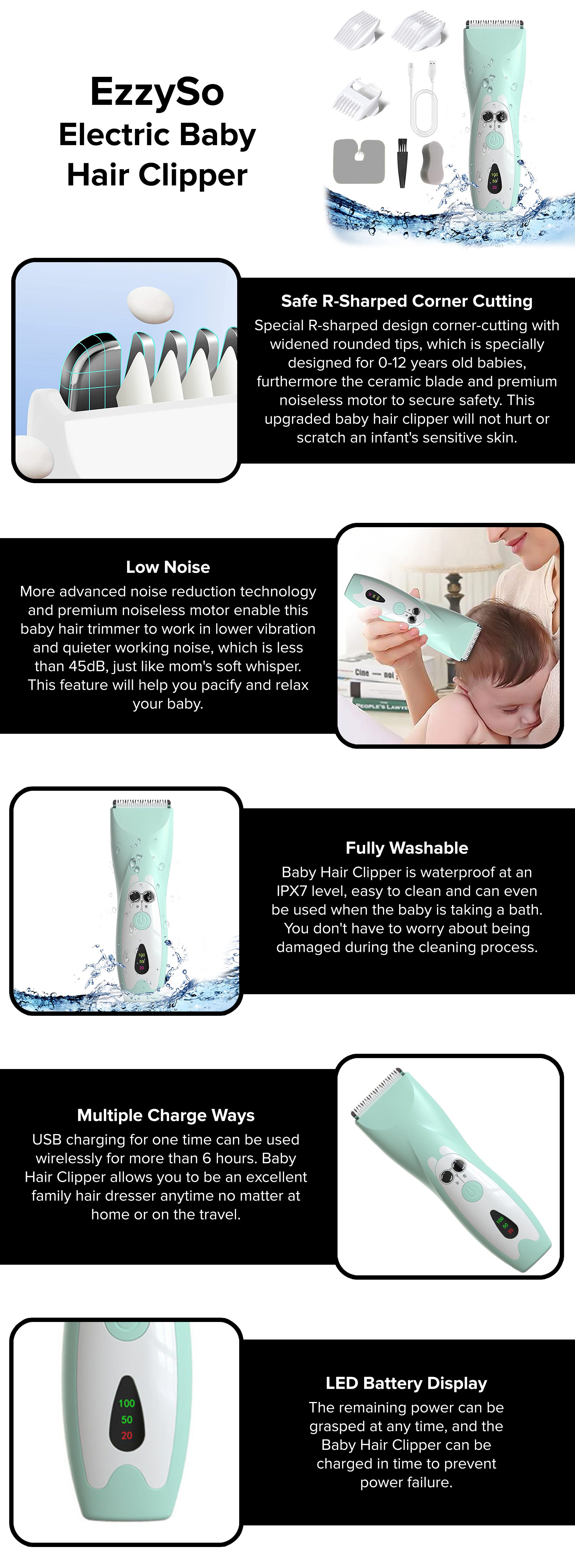 Electric Baby Hair Clipper
