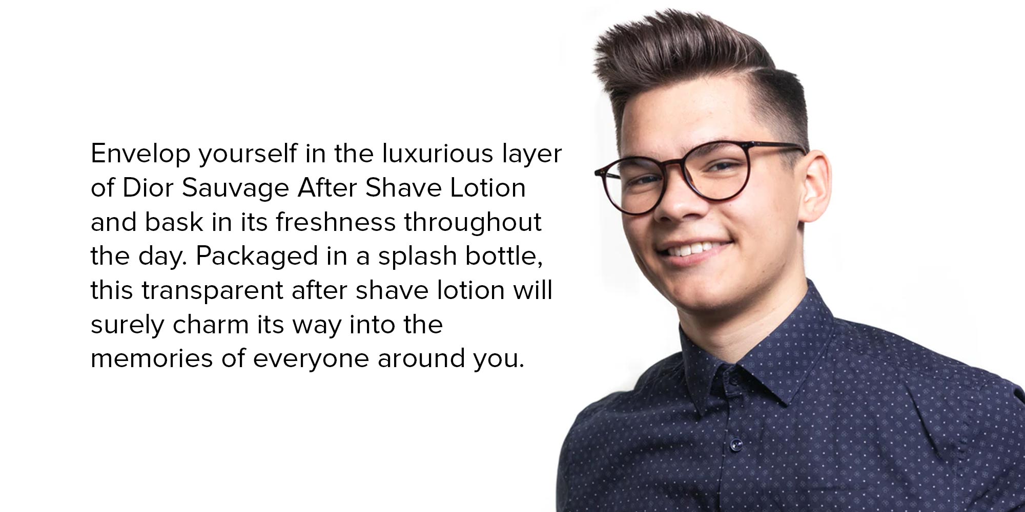 Sauvage After Shave Lotion Transparent 100ml