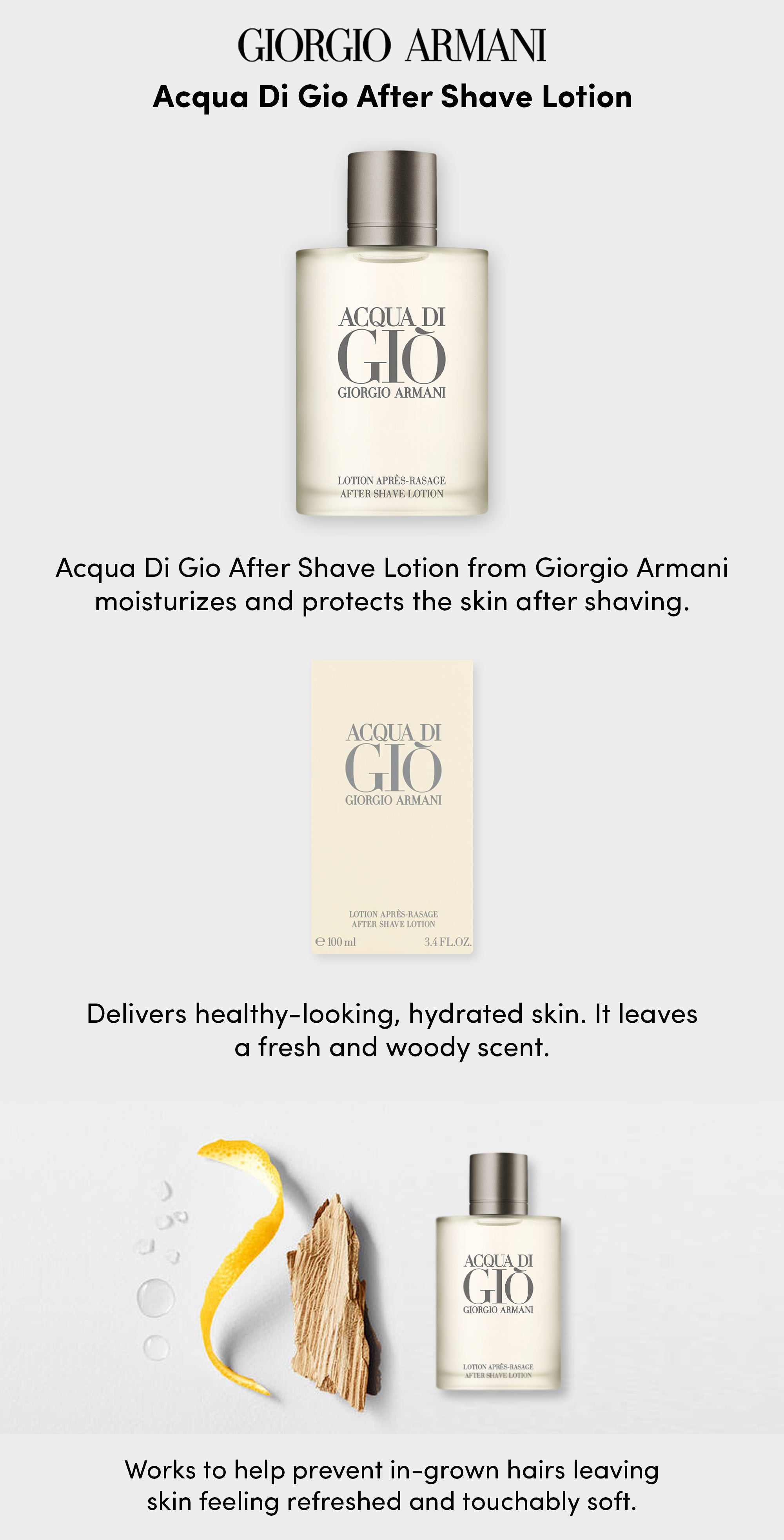 Acqua Di Gio After Shave Lotion 100ml