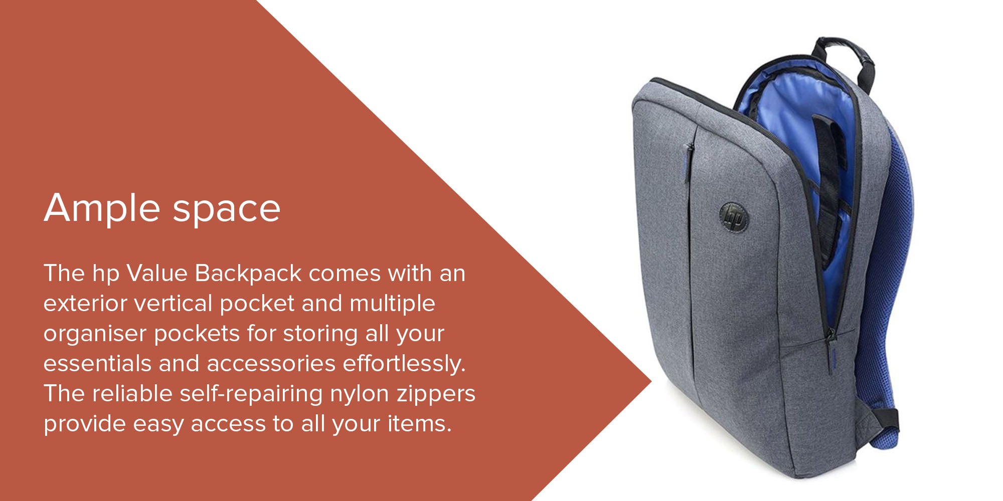 Value Backpack 15.6-Inch Grey