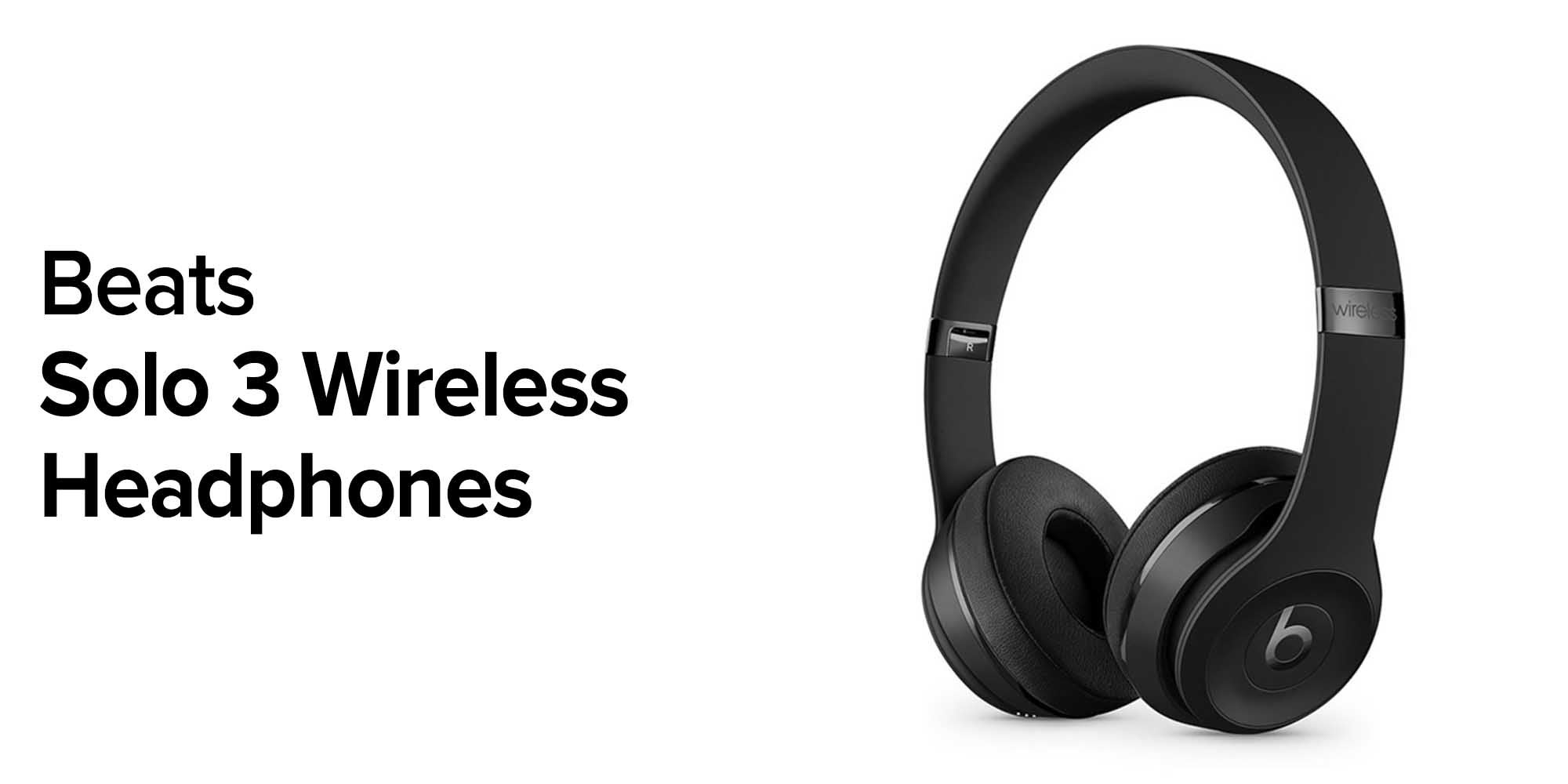 Solo 3 Wireless Headphones Black