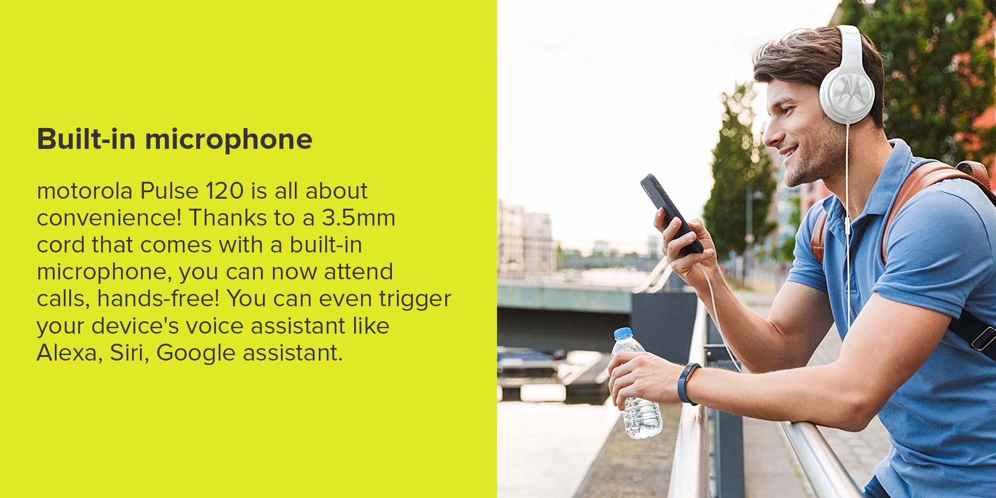 Over-Ear Wired Headphones With Enhanced Bass White