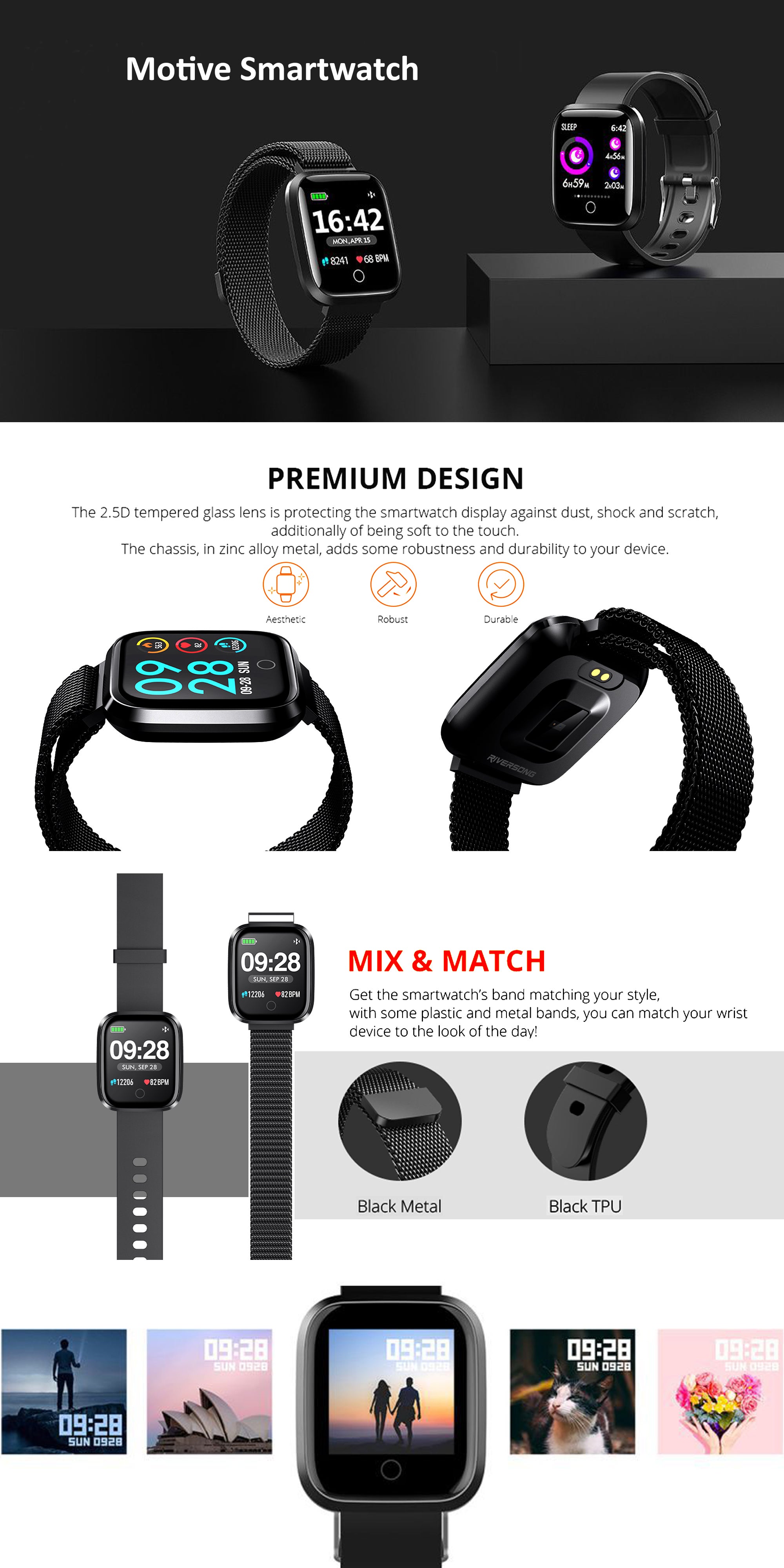 Motive Smartwatch Black
