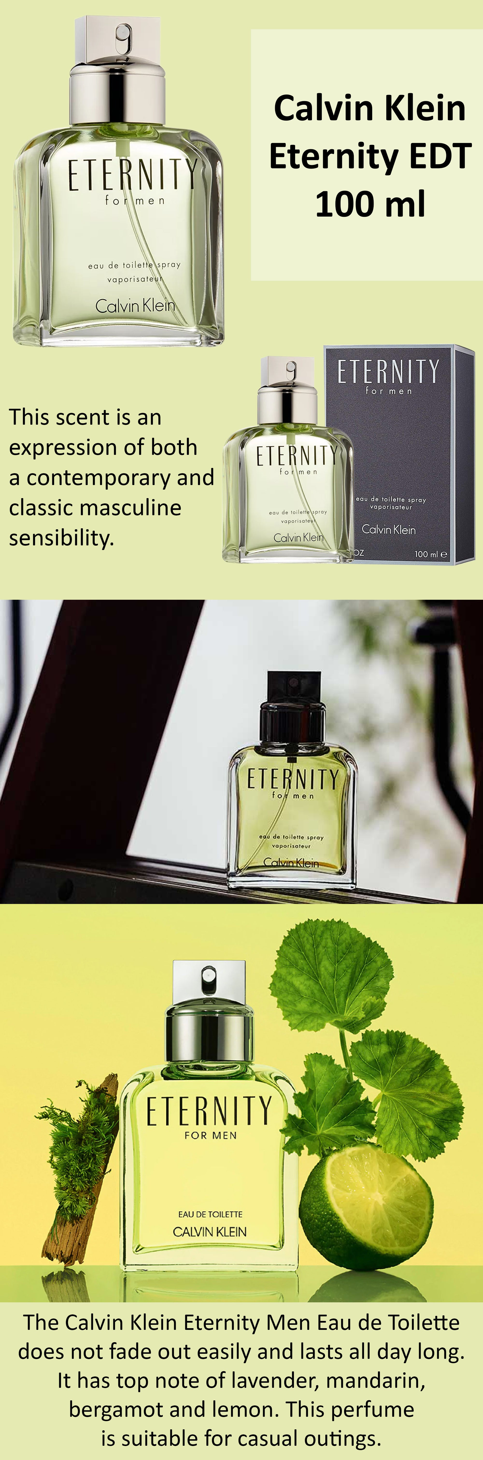 Eternity Eau De Toilette 100ml