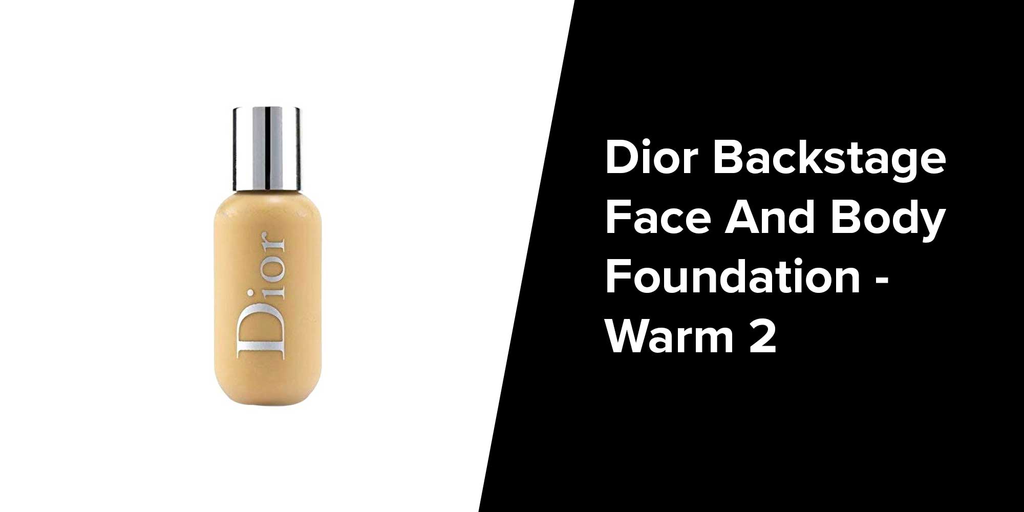 Backstage Face And Body Foundation Warm 2