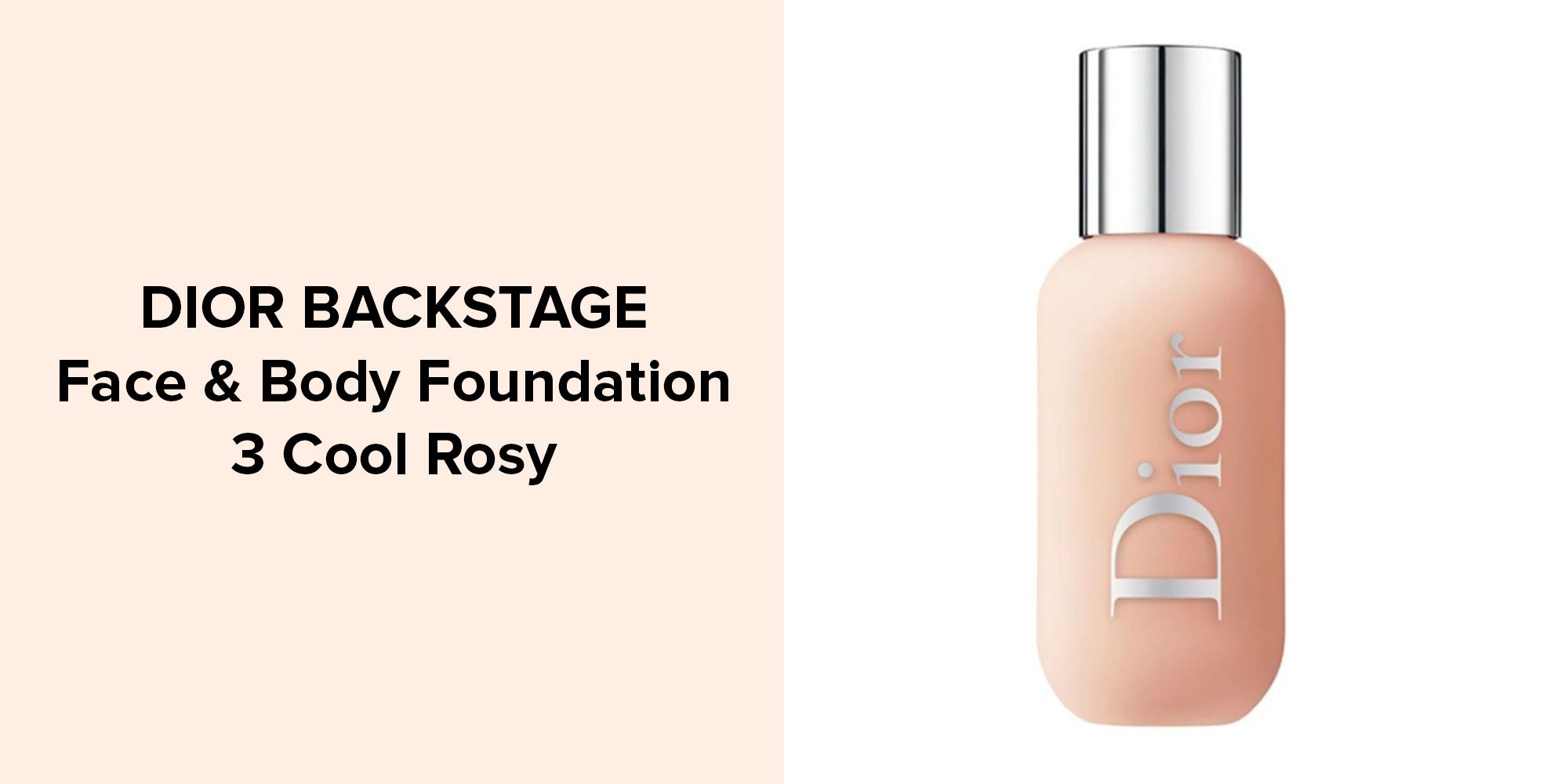 Backstage Face Body Liquid Foundation 3 Cool Rosy