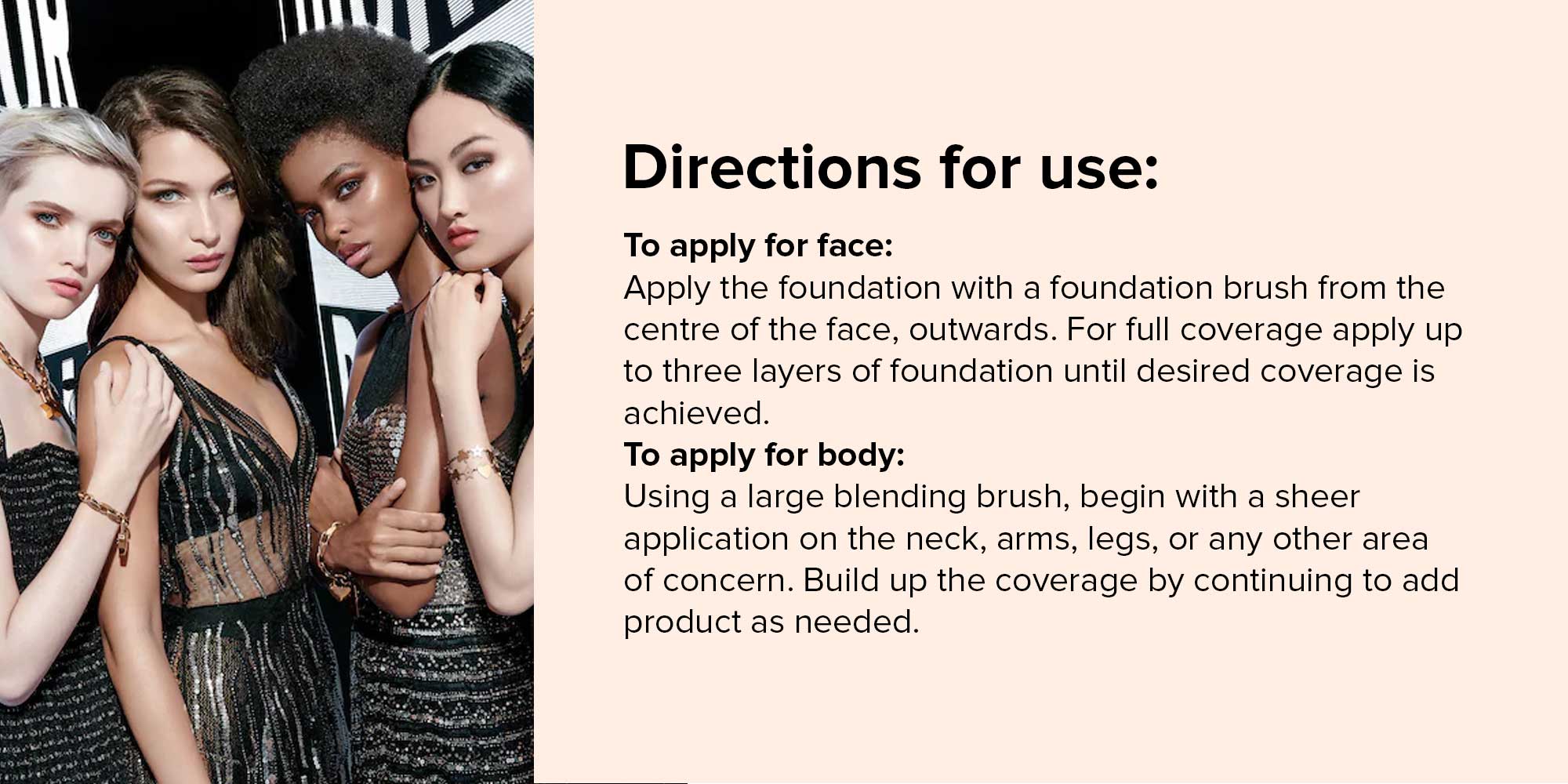 Backstage Face Body Liquid Foundation 3 Cool Rosy
