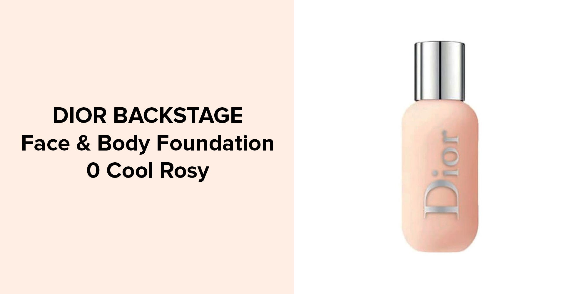 Backstage Face Body Liquid Foundation 0 Cool Rosy