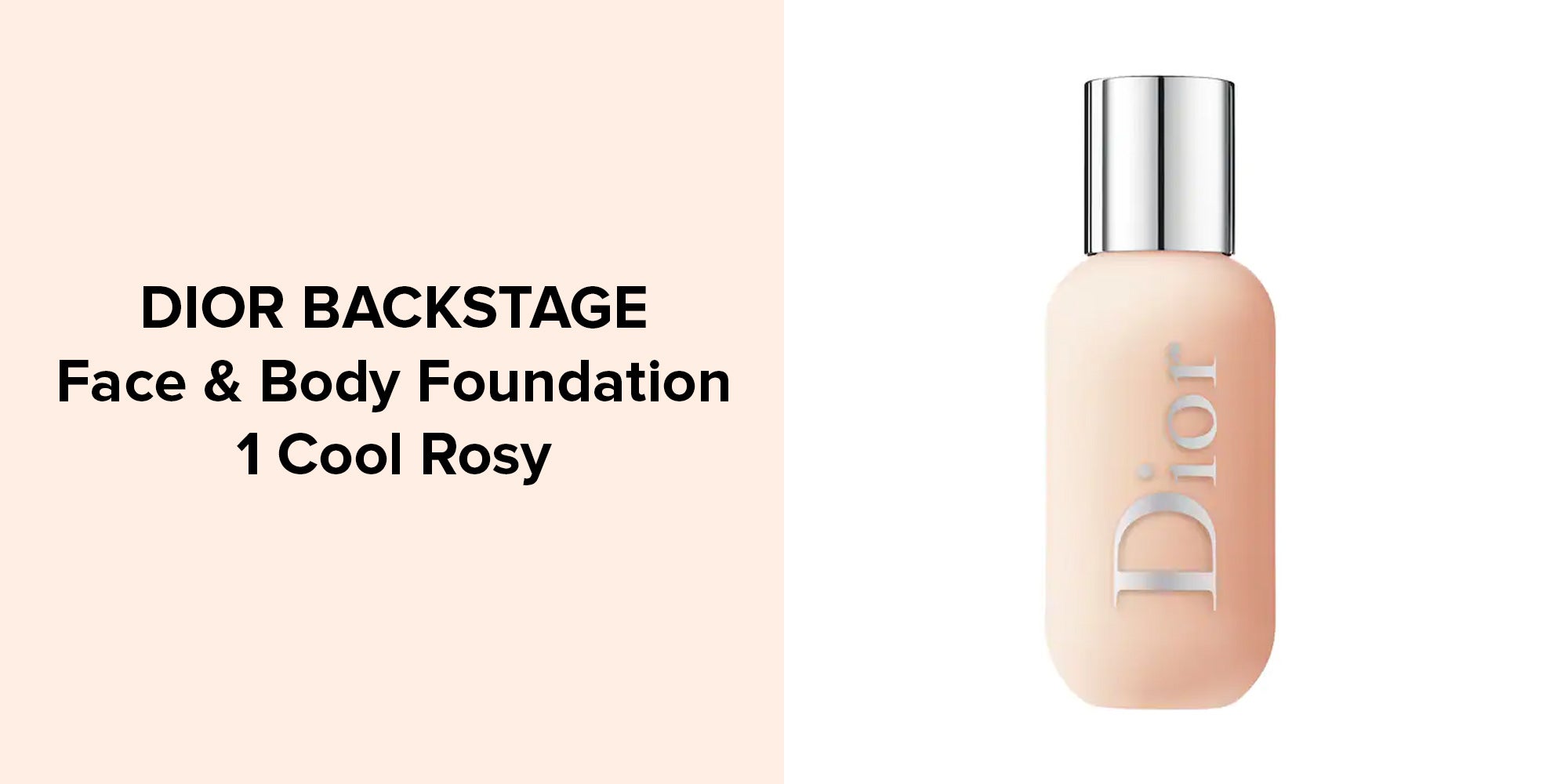 Backstage Face Body Liquid Foundation 1 Cool Rosy