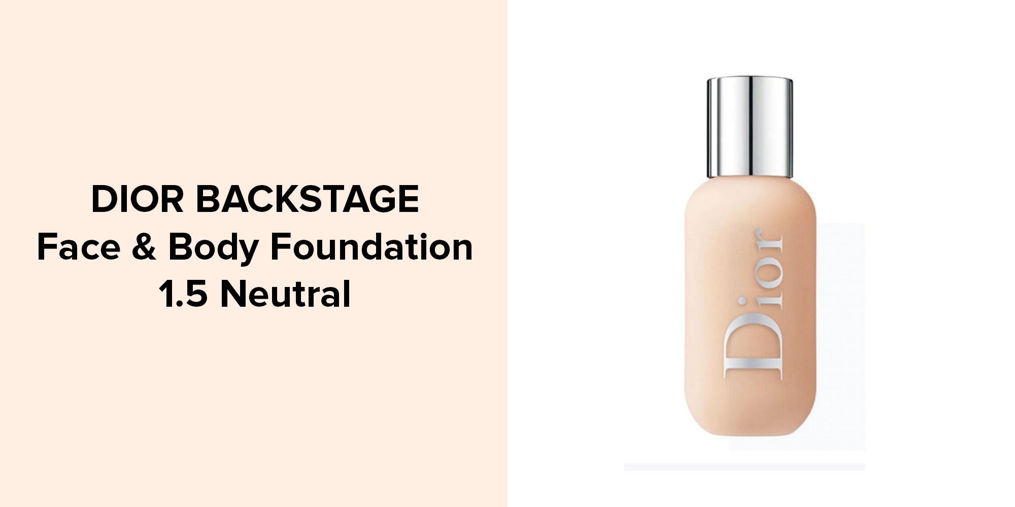 Backstage Face Body Liquid Foundation 1.5 Neutral