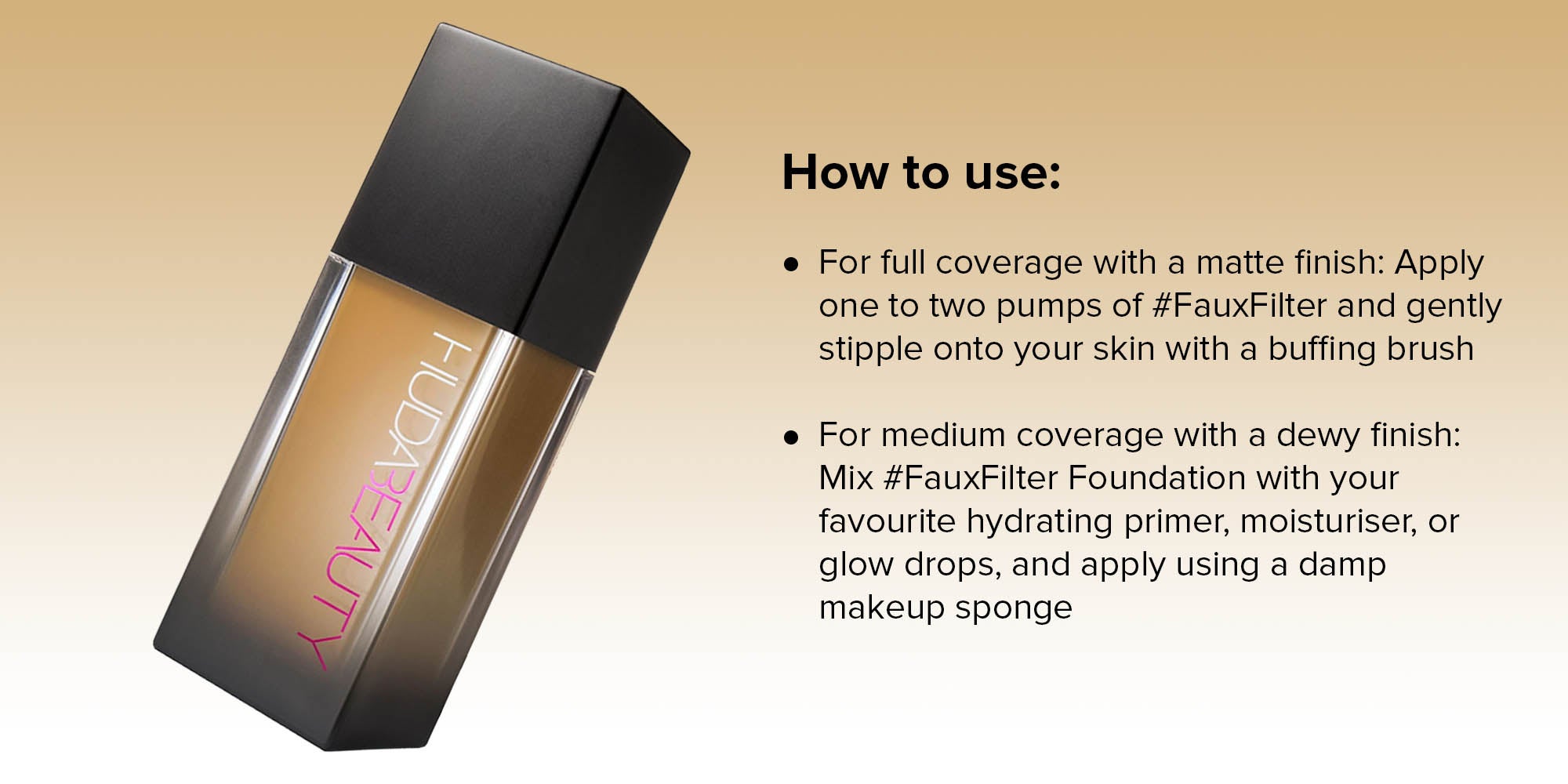 FauxFilter Foundation Baklava 340G