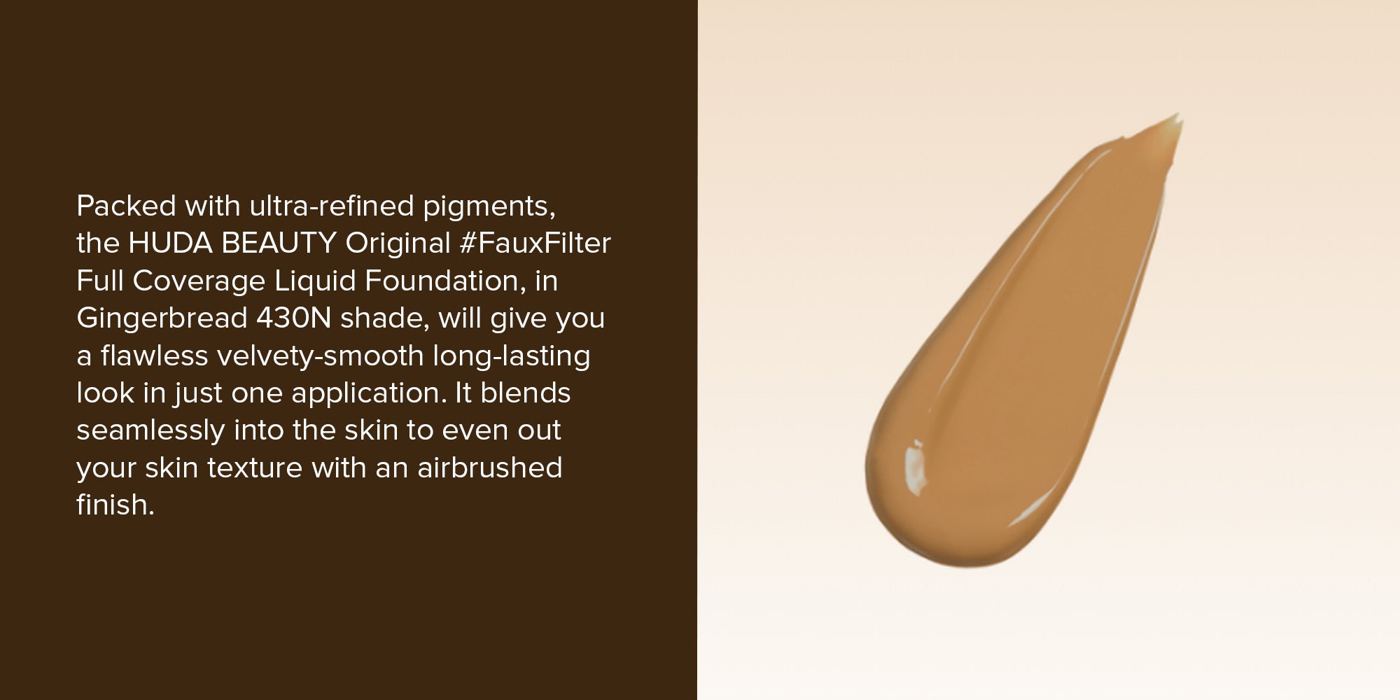 FauxFilter Foundation Gingerbread 430N