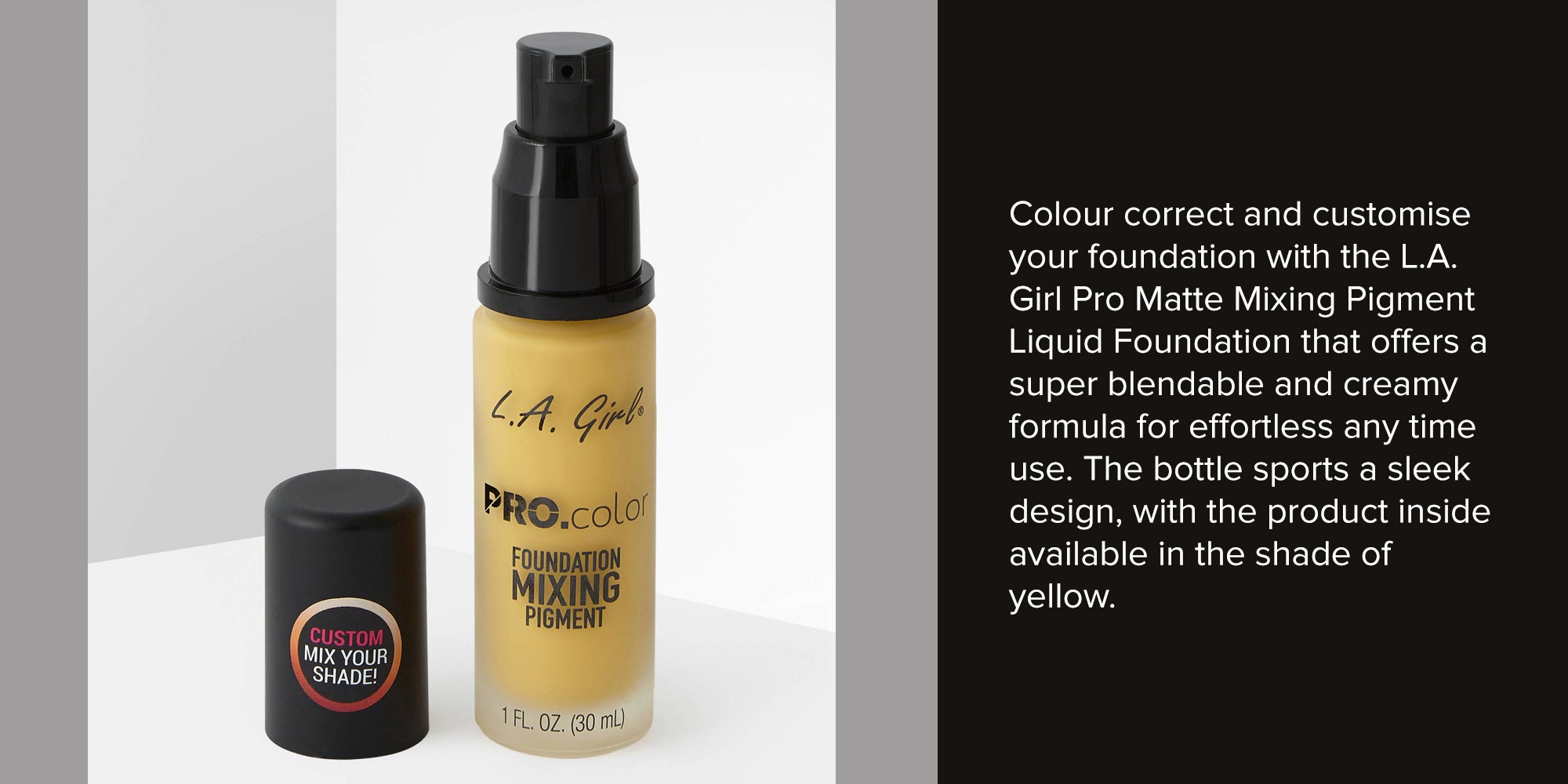 Pro Matte Mixing Pigment Liquid Foundation Yellow