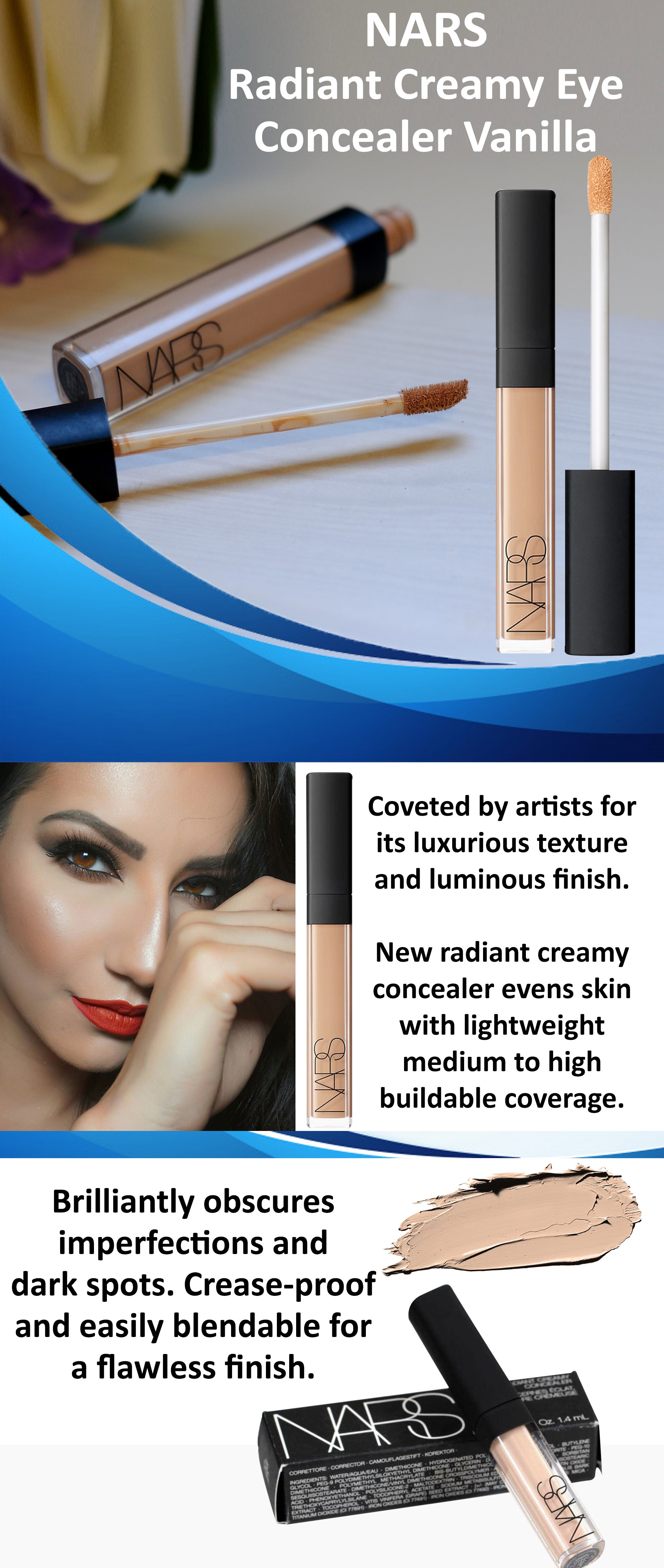 Radiant Creamy Eye Concealer Vanilla Vanilla