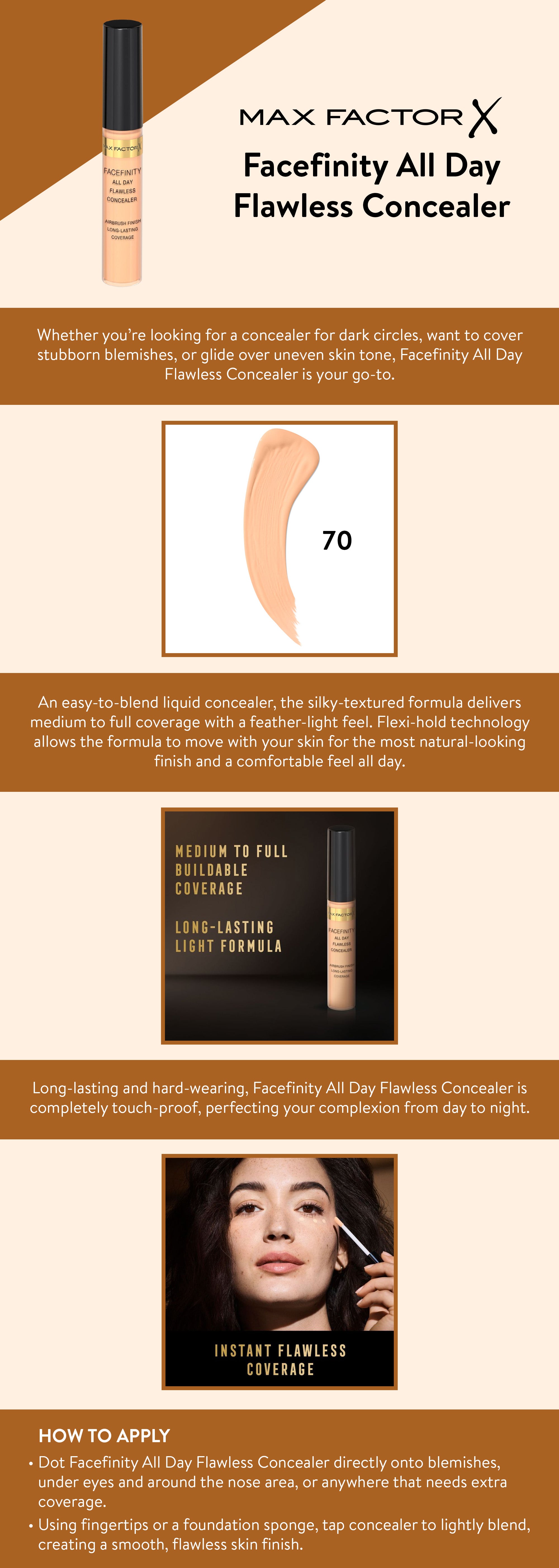 Facefinity All Day Flawless Liquid Concealer 70