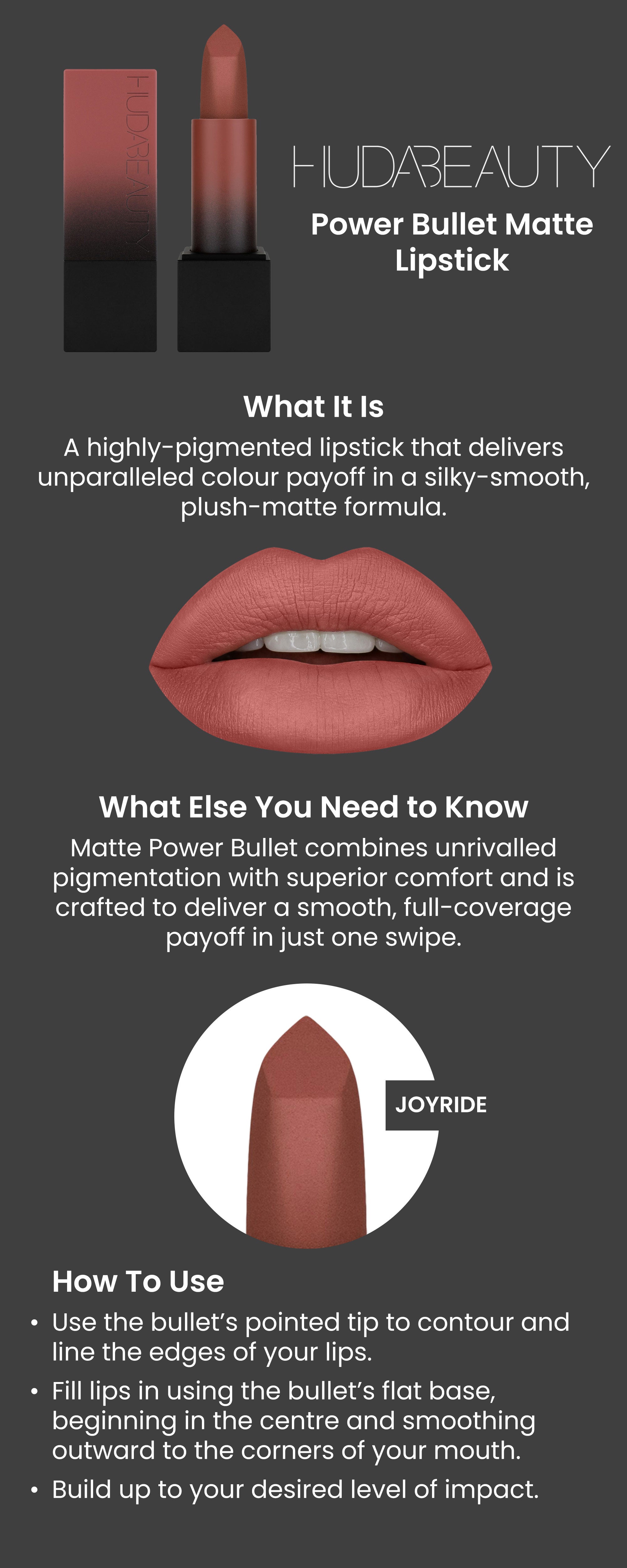 Power Bullet Matte Lipstick Joyride
