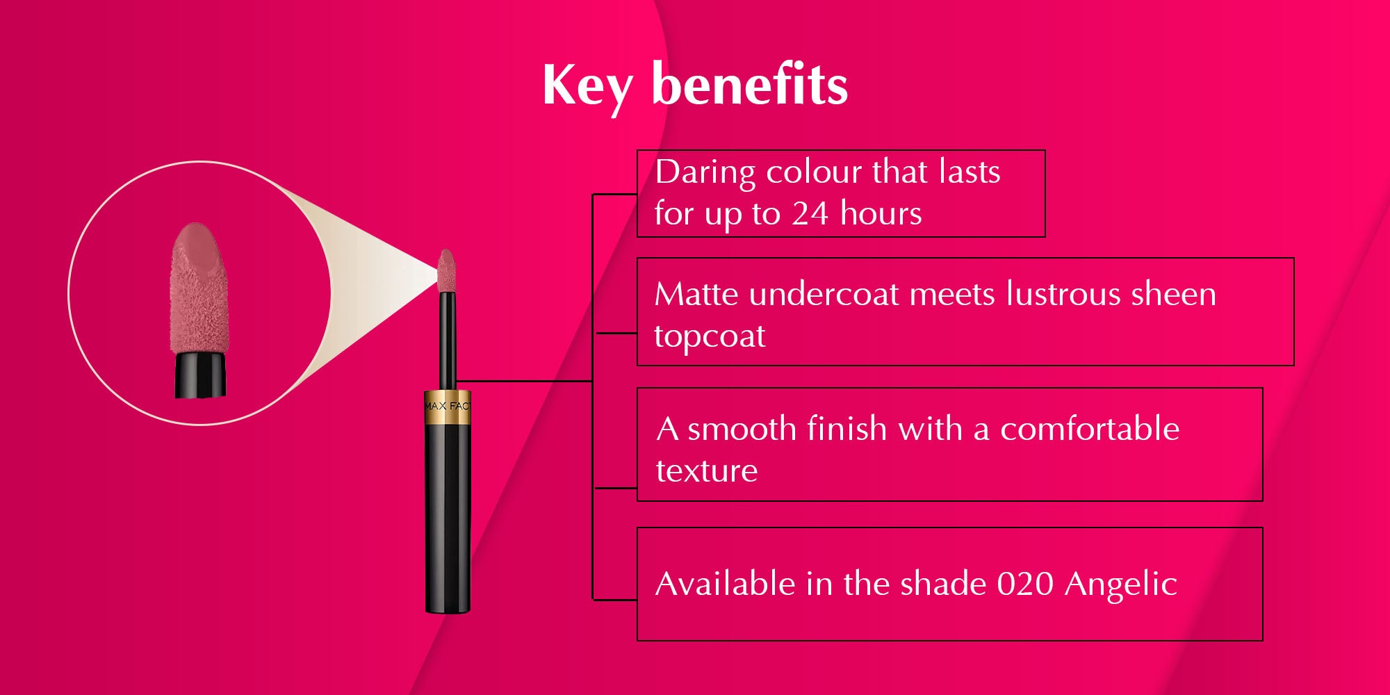 Lipfinity 24Hrs Lip Color + Top Coat 020 Angelic