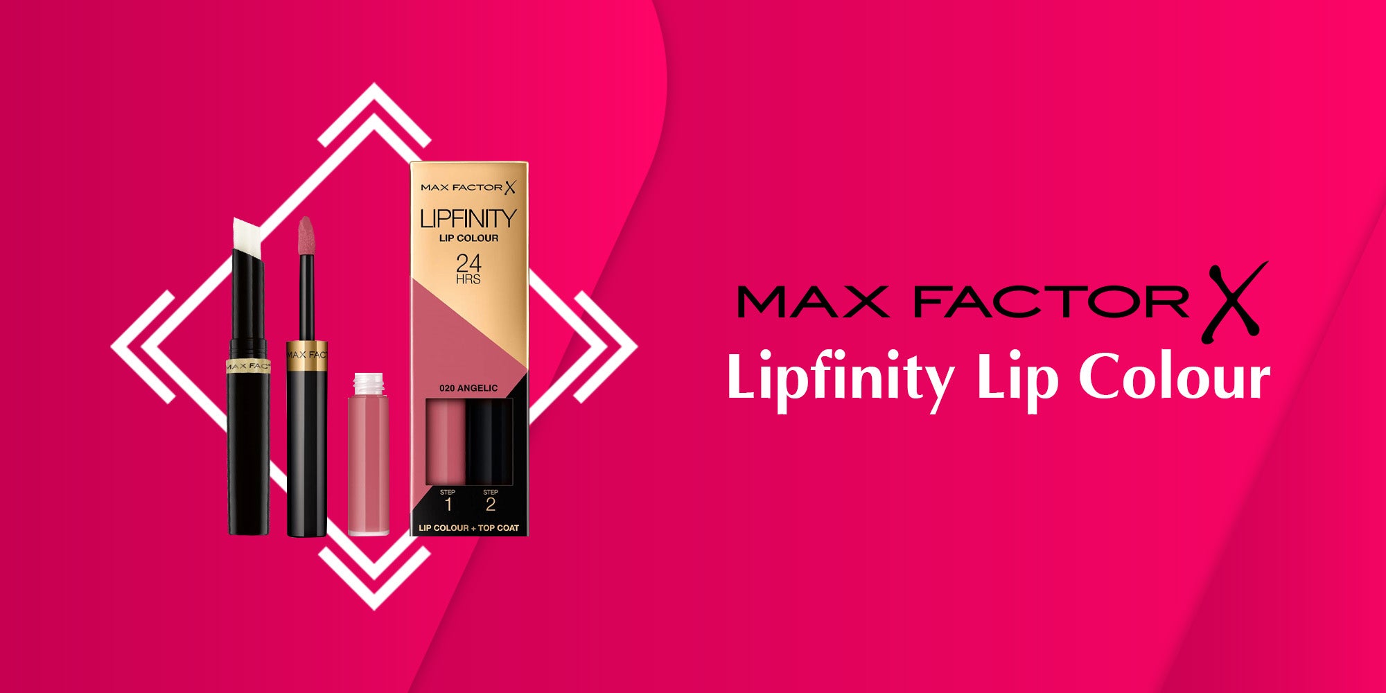 Lipfinity 24Hrs Lip Color + Top Coat 020 Angelic