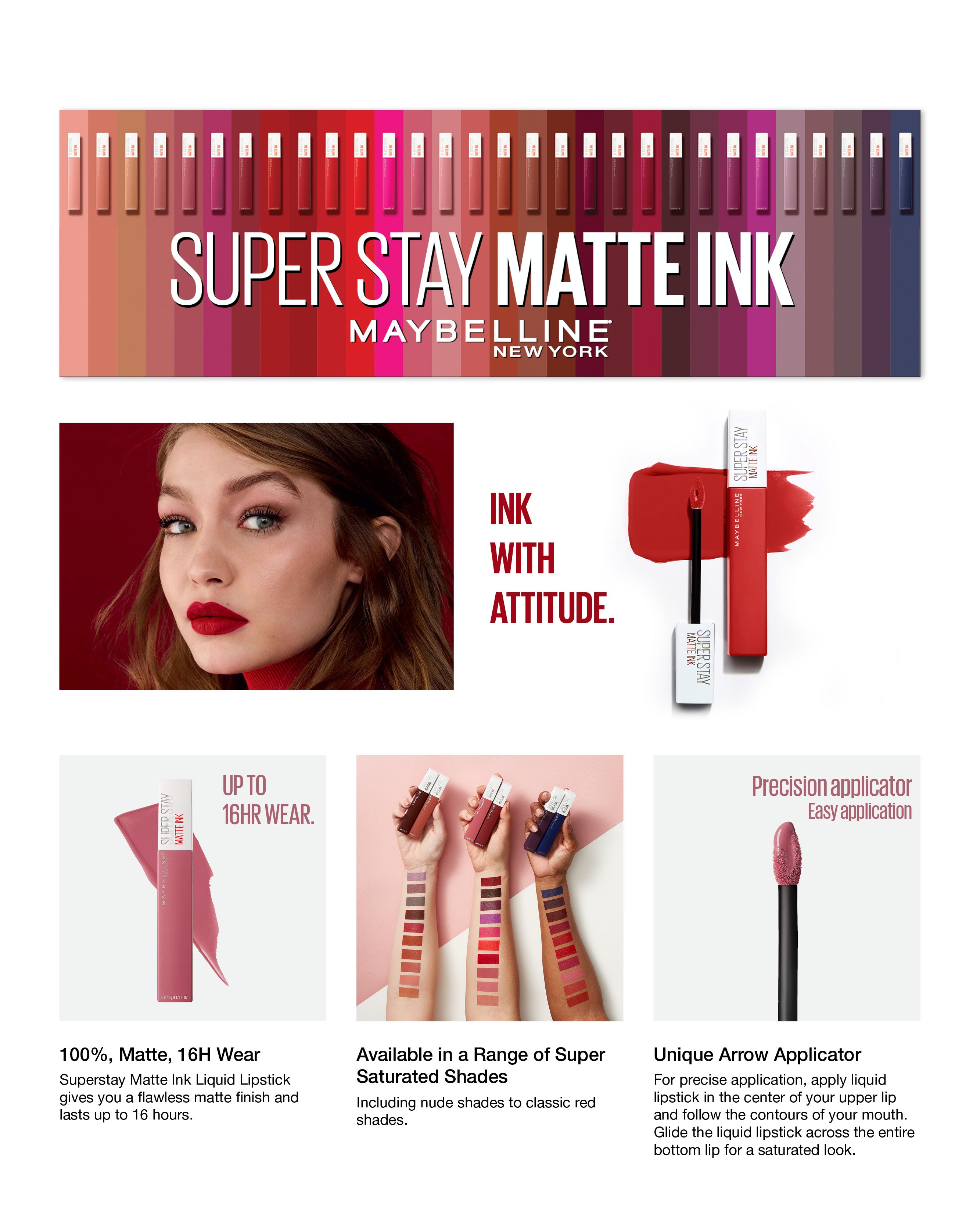 Maybelline New York Superstay Matte Ink Liquid Lipstick - 70 Amazonian 70 Amazonian