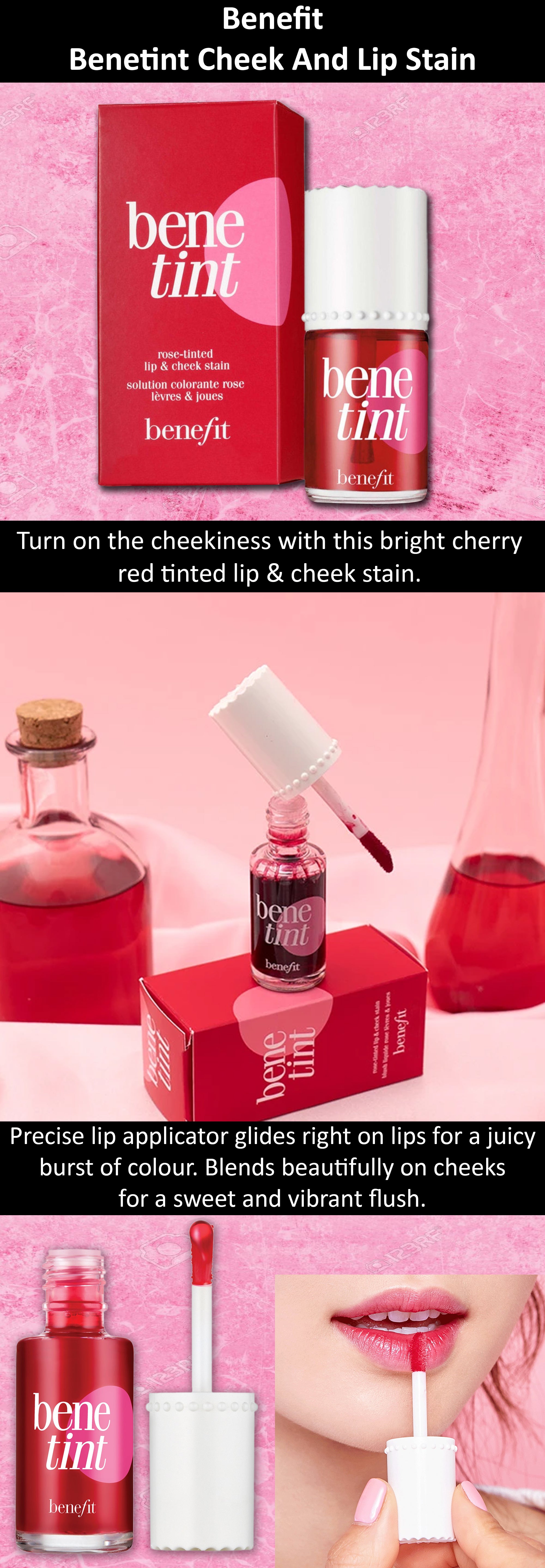 Benetint Cheek And Lip Stain 10 ML Red