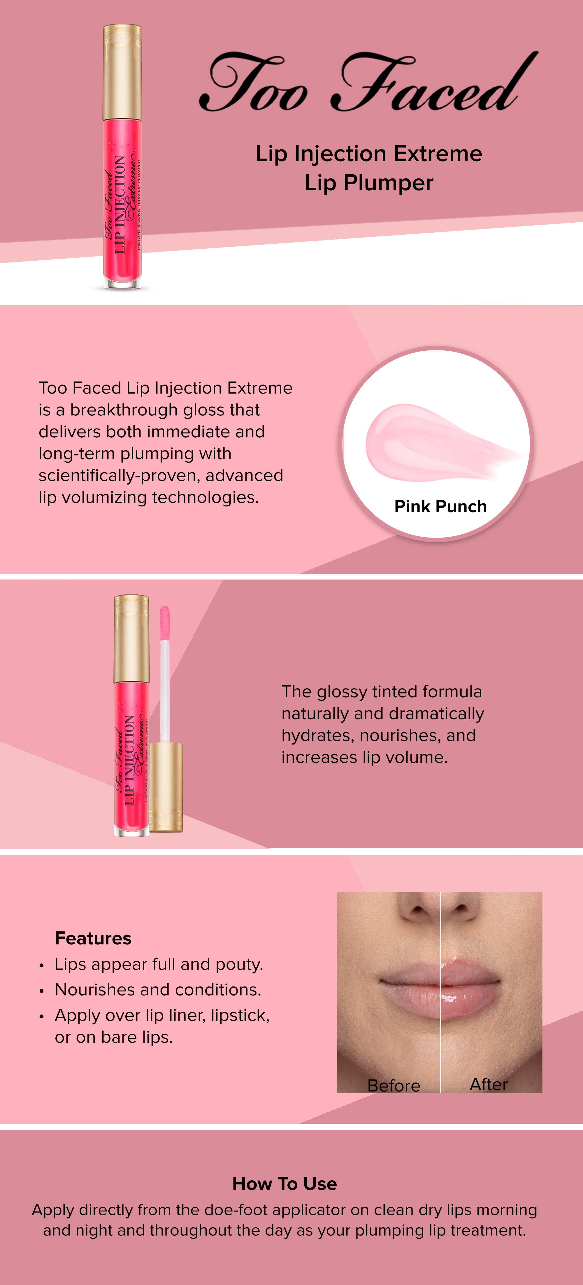 Lip Injection Extreme Instant And Long Term Plumper Pink Punch