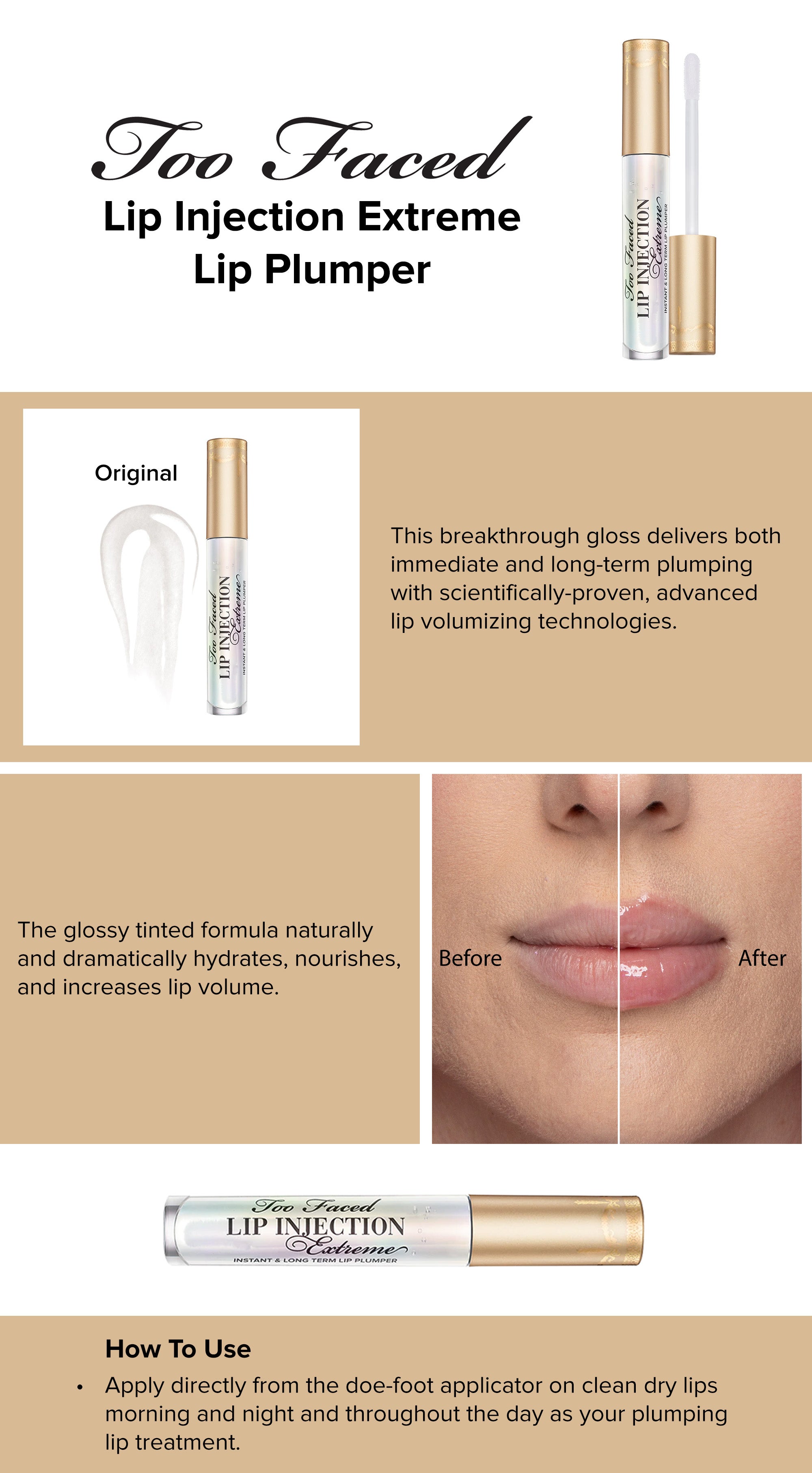 Lip Injection Extreme Lip Plumper Clear