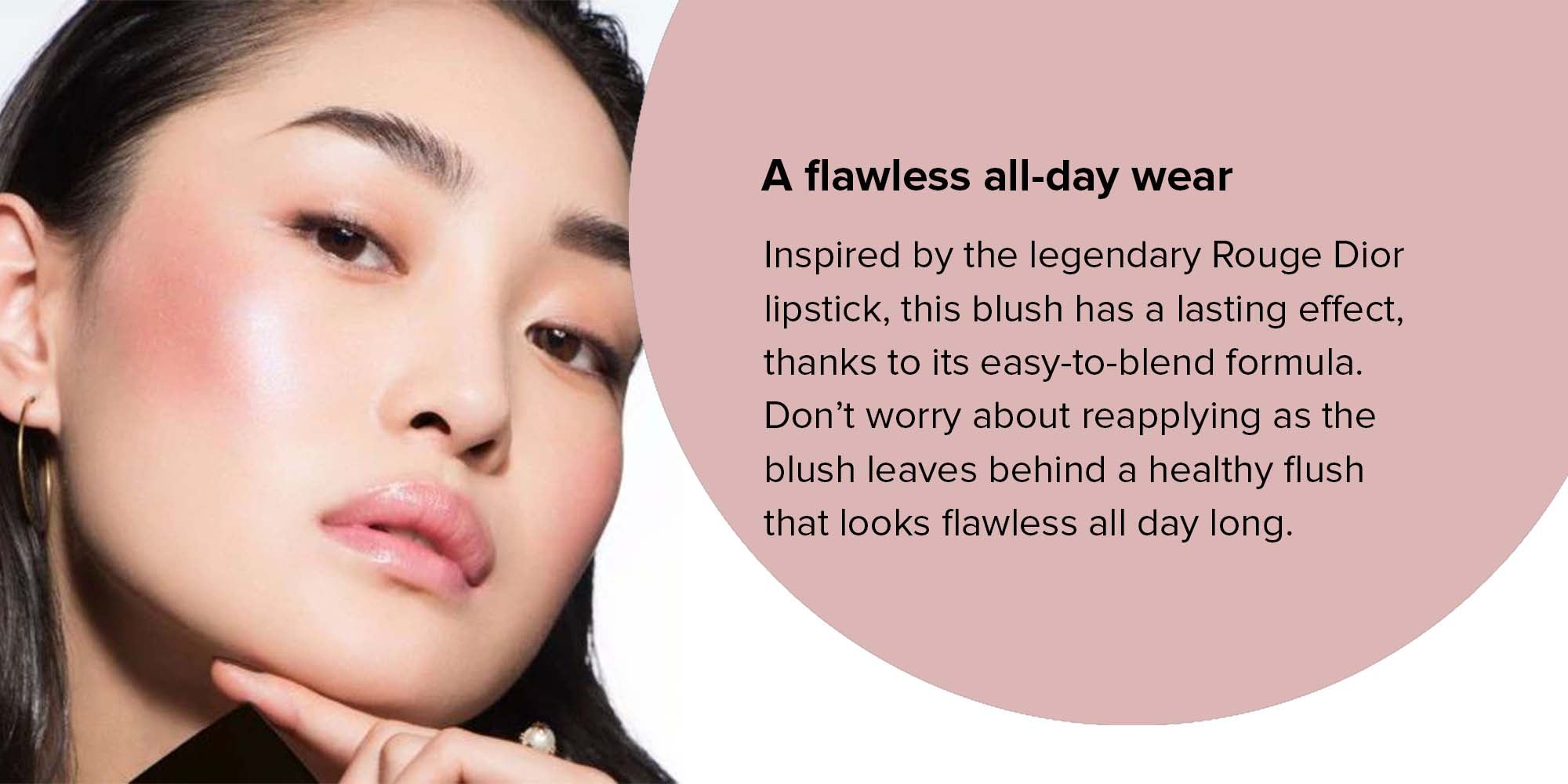 Rouge Powder Blush With Brush Actrice #028