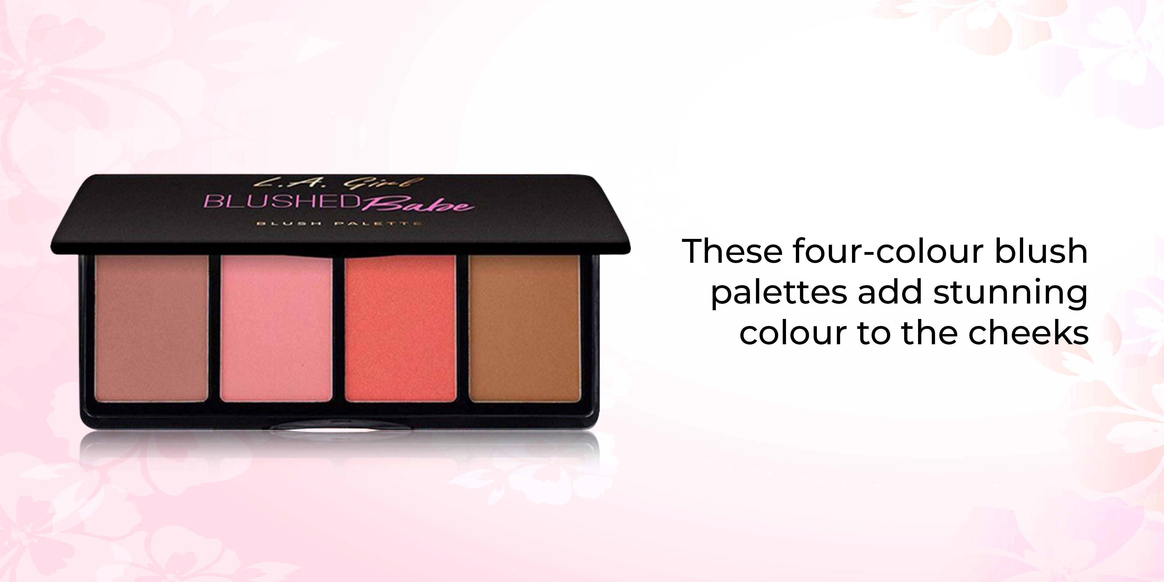 Fanatic Blush Palette, Blushed Babe Pinks, 0.14 Oz Blushed Babe