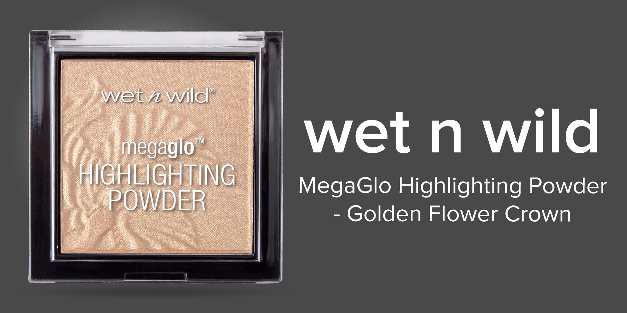 MegaGlo Highlighting Powder Golden Flower Crown