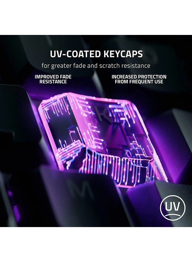 Razer Ornata V3 Gaming Keyboard - US Layout, Low-Profile Keys, Mecha-Membrane Switches, UV-Coated Keycaps