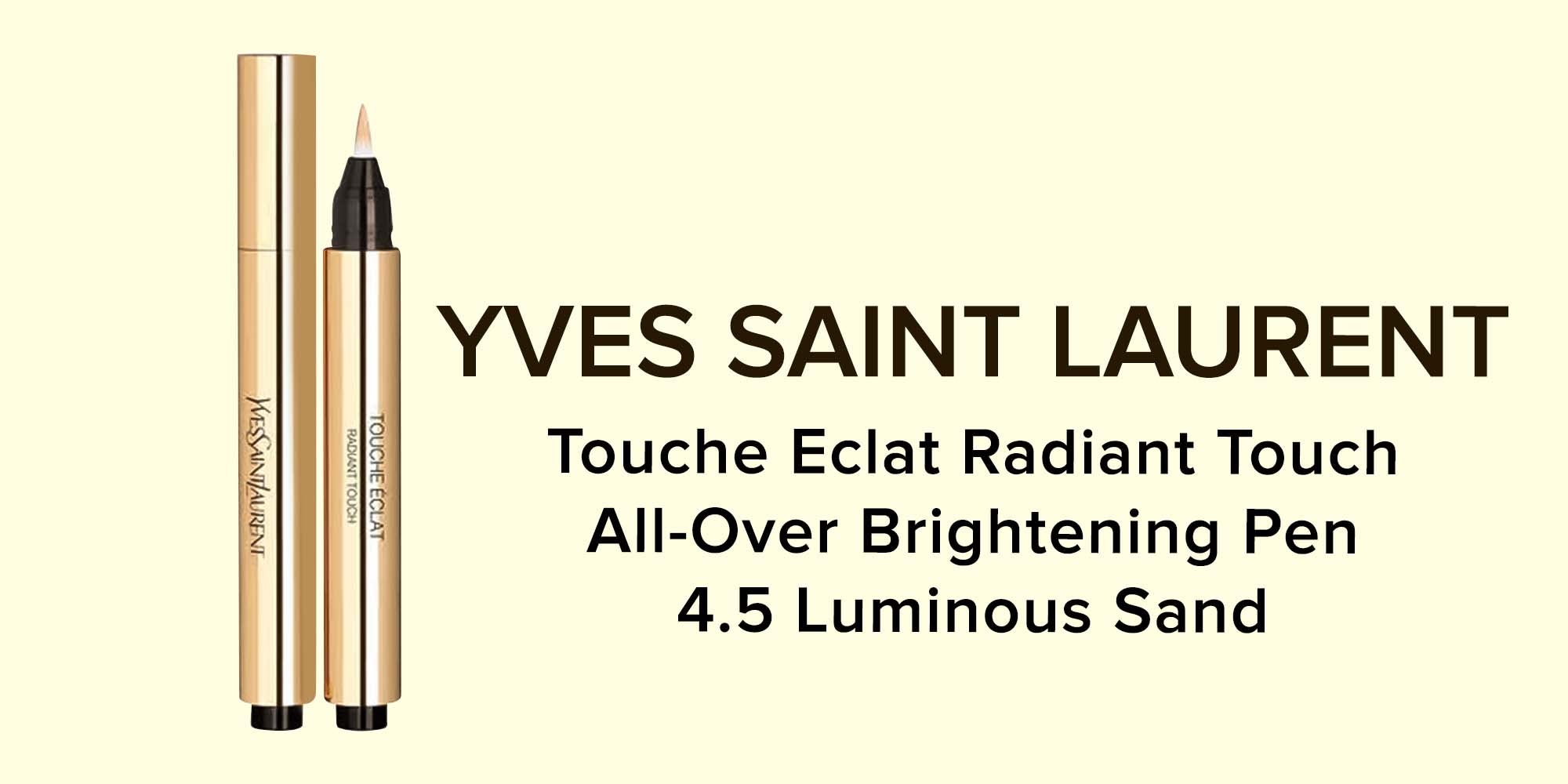 Éclat Touch Concealer 4.5 Luminous Sand