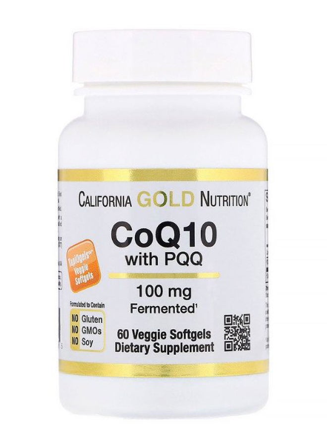 CoQ10 With PQQ - 60 Veggie Softgels