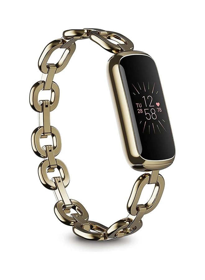 Luxe Special Edition Smart Band Soft Gold Stainless Steel Band