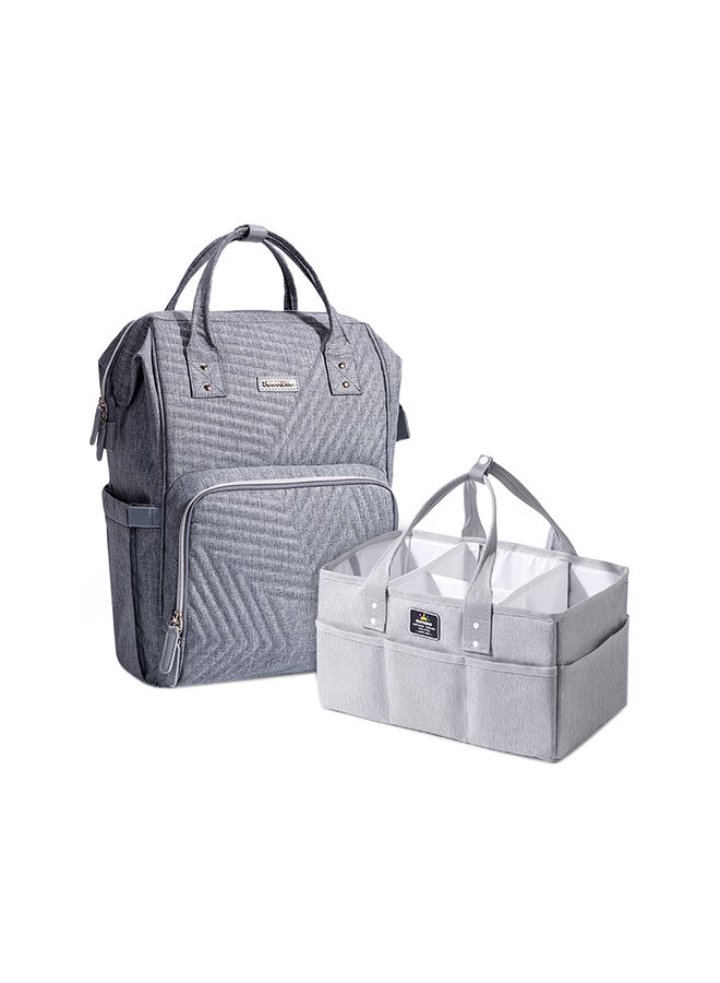 Diaper Bag + Diaper Caddy - Nova