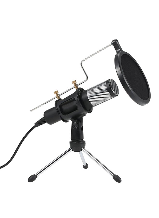 Microphone Condenser With Stand C4806 Black