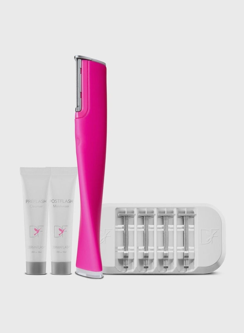 Luxe Anti Aging Exfoliation Device Hot Pink