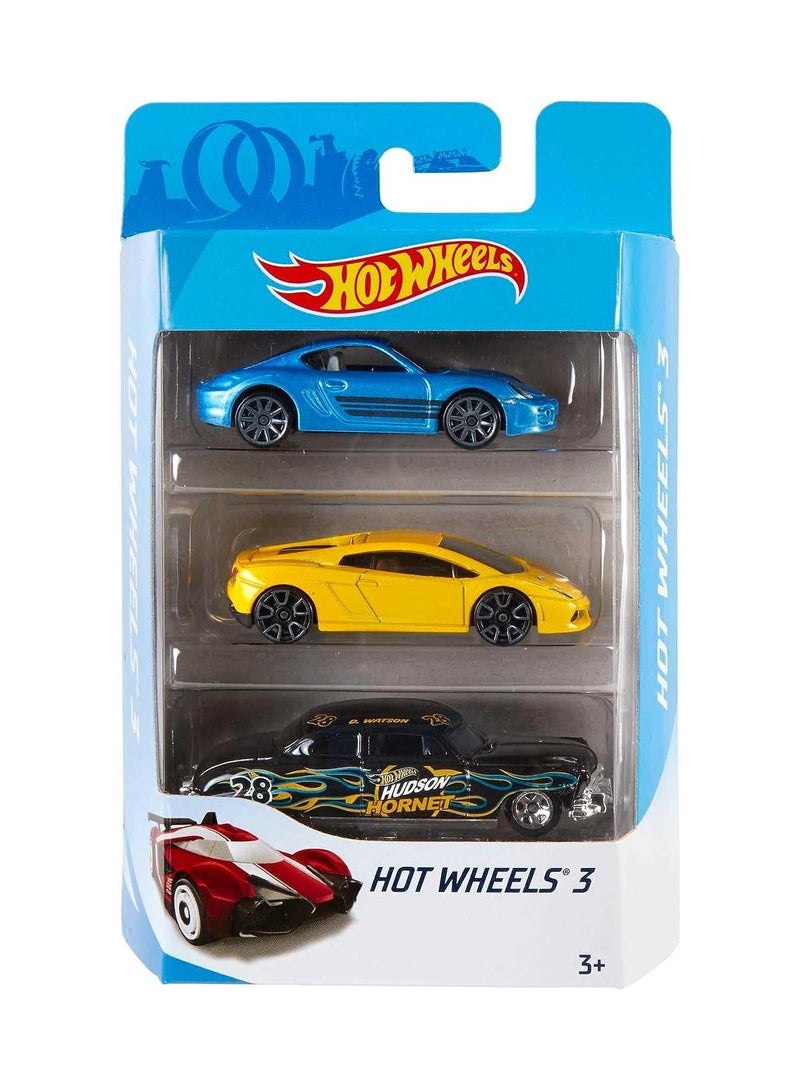 Hot Wheels Basic Car 3-pack Assorted, 1 Piece Only