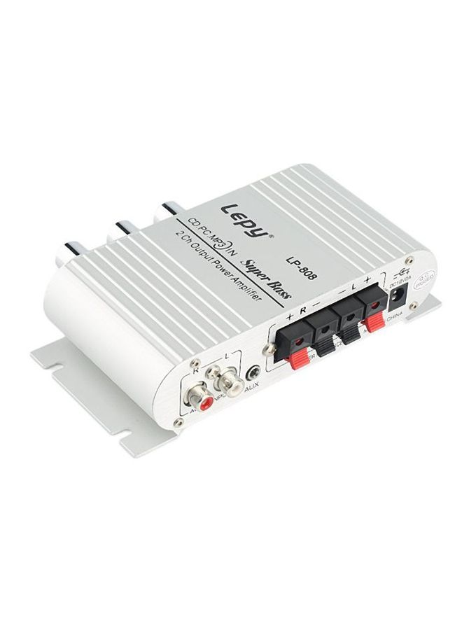 Mini Hi-Fi Stereo Audio Amplifier ZC136400 White