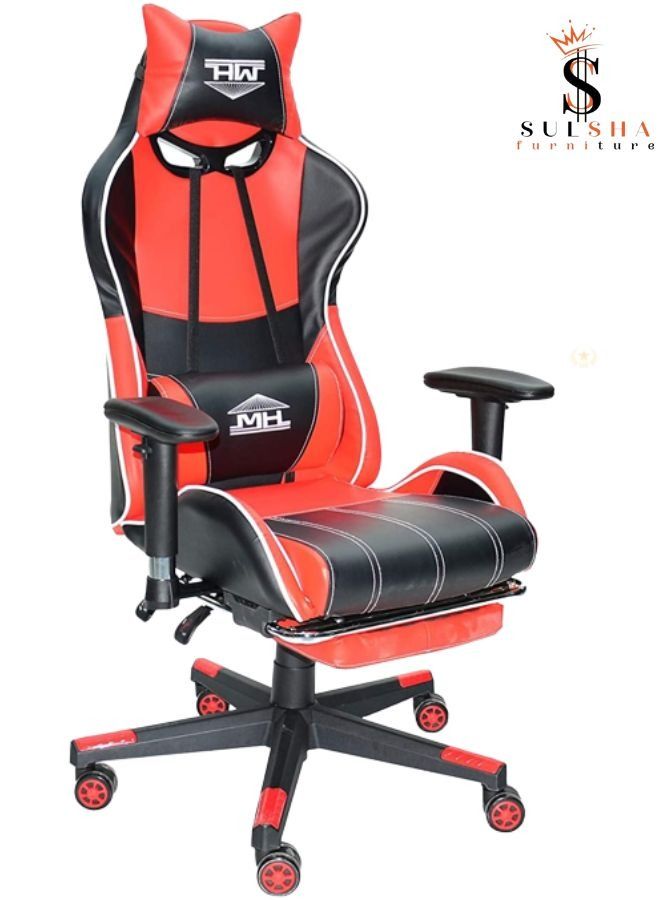 Soft Armrest Gaming Chair with high backrest and adjustable seat height Computer chair ergonomic design office chair