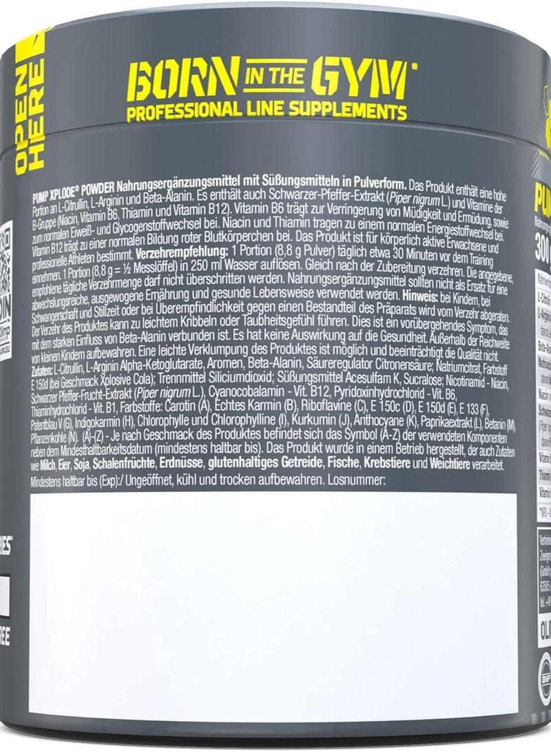 Pump Xplode Xplosive Cola 34 Portions 300g