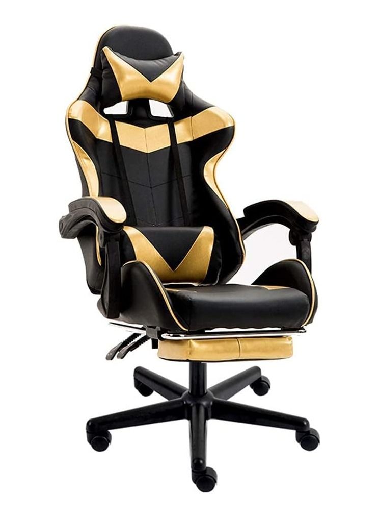 COOLBABY Gaming Chair Racing Style Office Chair Durable Leather Seat 360° Gaming Chair Upto 120 Kg