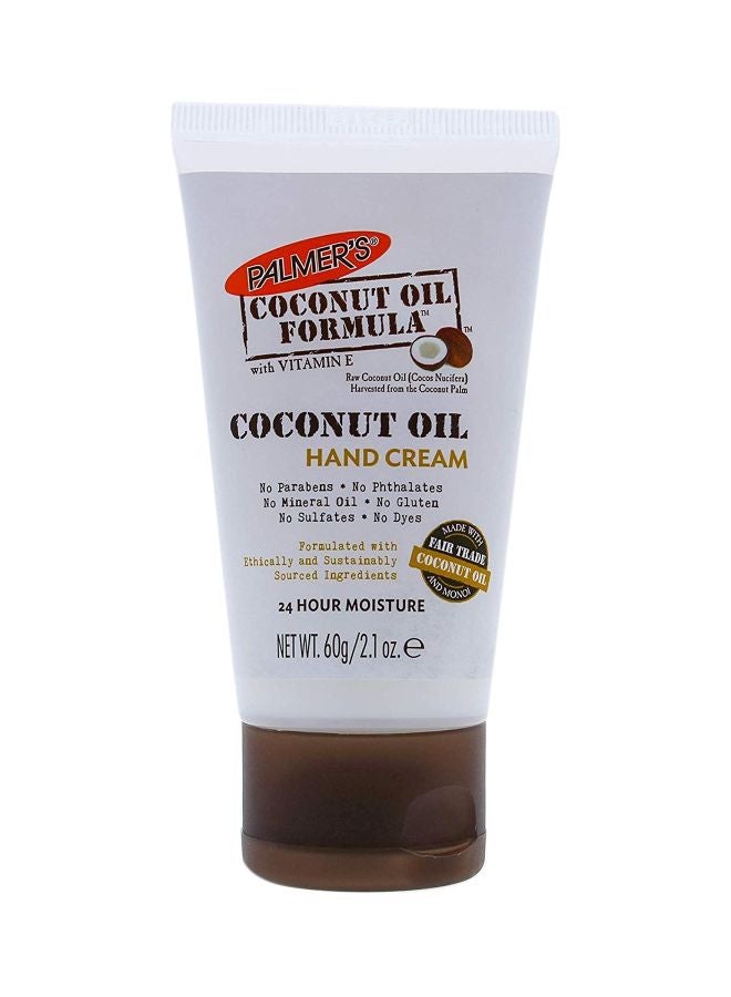 Coconut Oil Formula Hand Cream 60grams