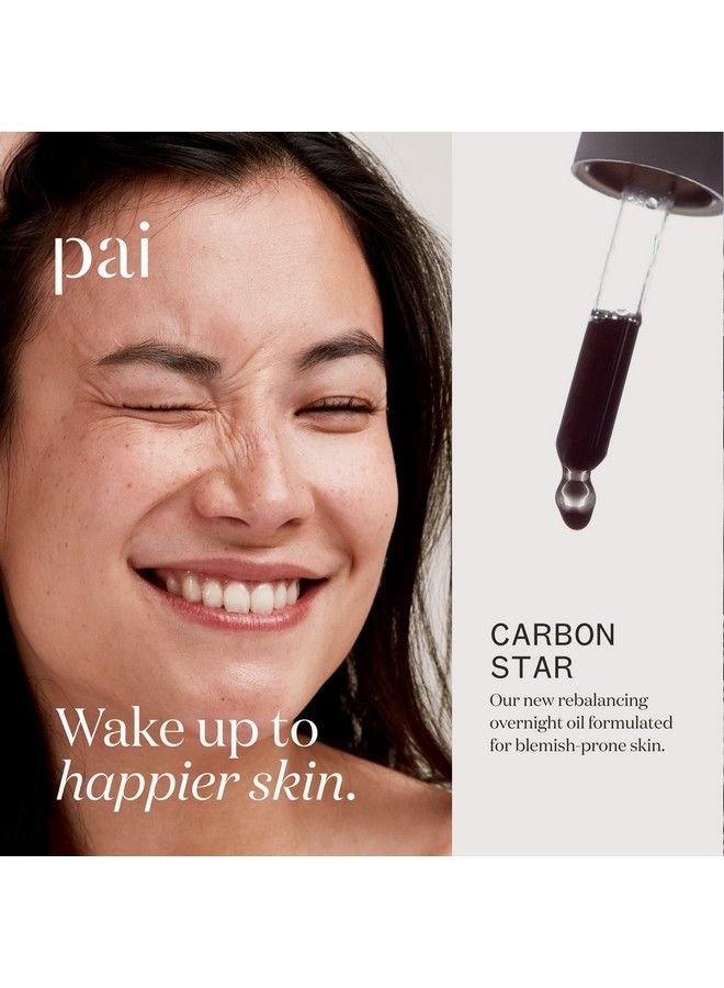 Organic Carbon Star Detoxifying Overnight Face Oil | Natural Vegan Sensitive Skincare (1 Fl Oz | 30 Ml)