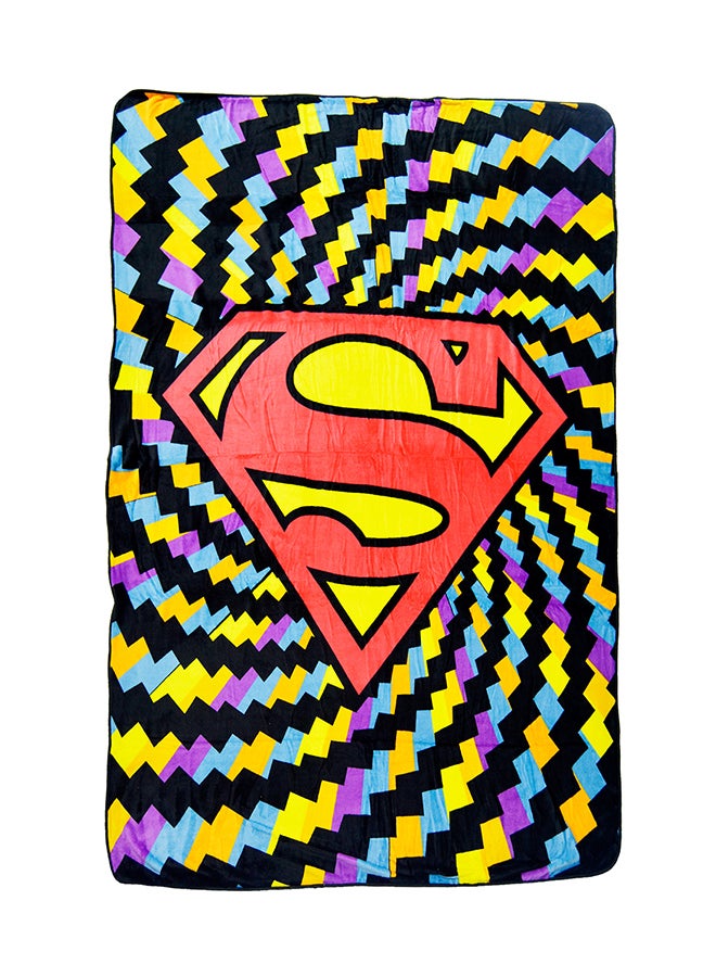 Supeman Design  Flannel Blanket Polyester Multicolour 160x220cm