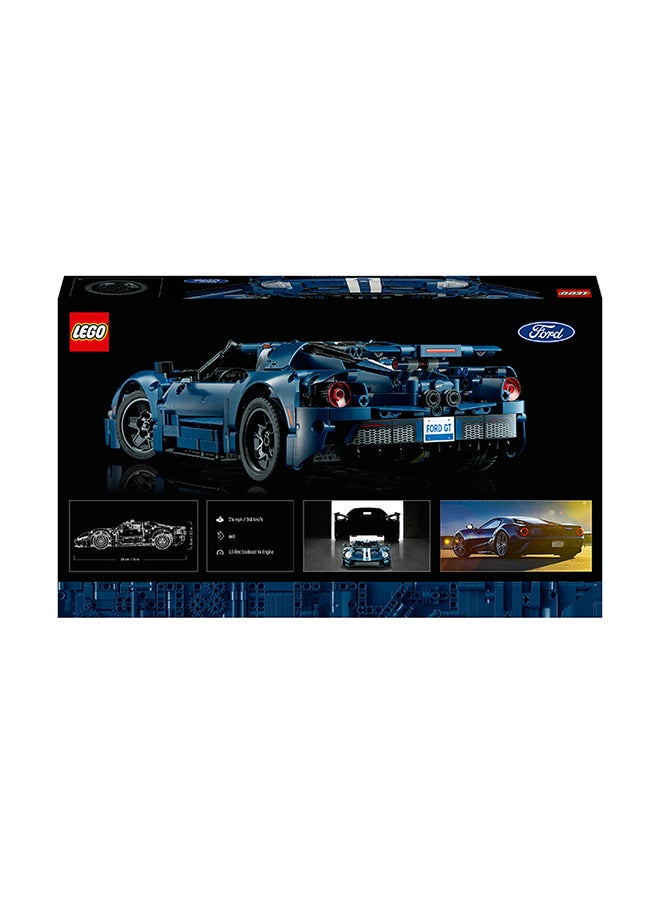 Technic 2022 Ford GT 42154 Building Kit; An Immersive Project for Adults; Craft All the Details of This 1:12 Model Gift for Car Lovers; Presented in Classic Dark Blue with White Racing Stripes (1,466 Pieces)