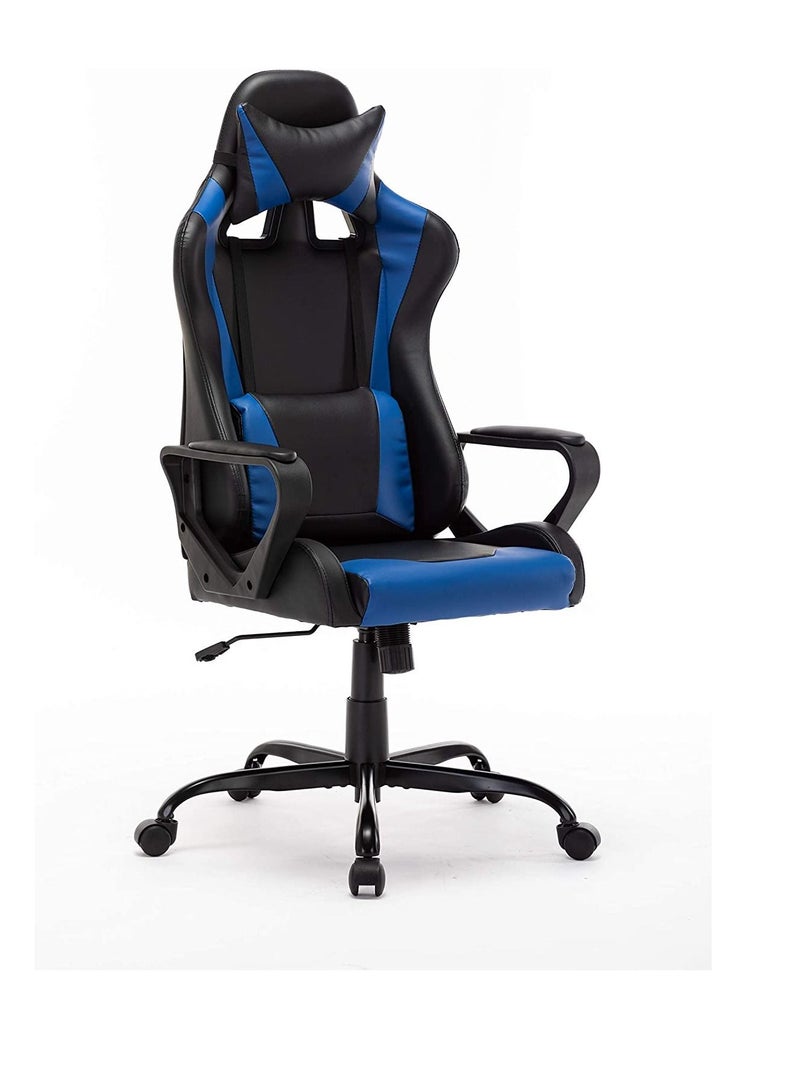 office gaming chair blue