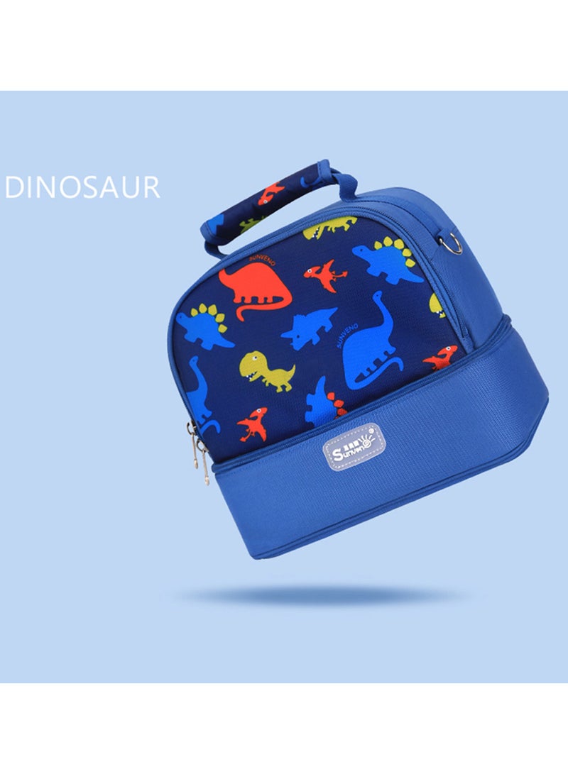 Insulated Bottle And Lunch Bag - Dinosaur